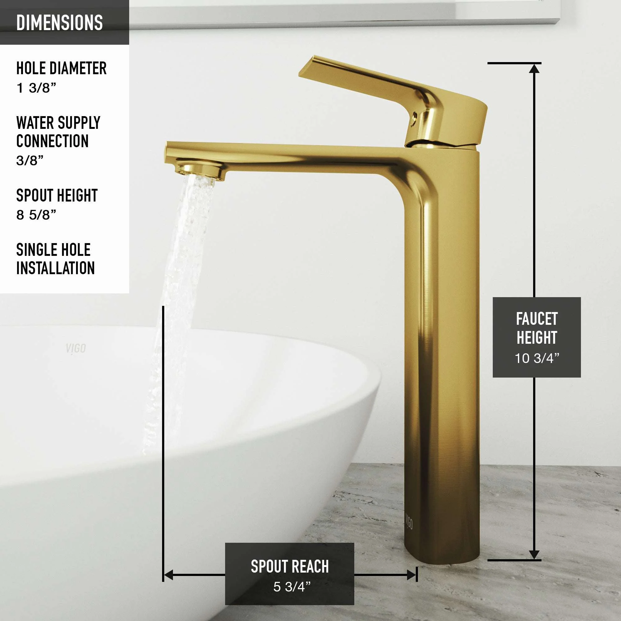 Davidson Vessel Sink Faucet - Image 30