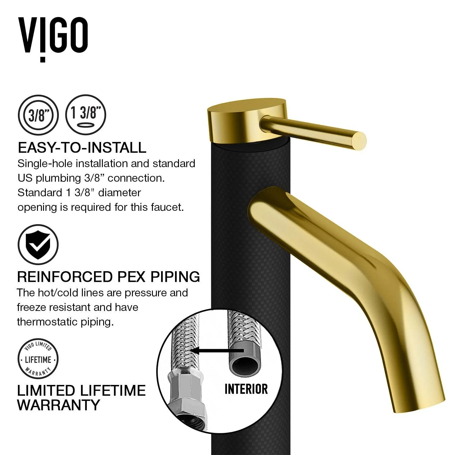 Madison Vessel Sink Faucet - Image 43