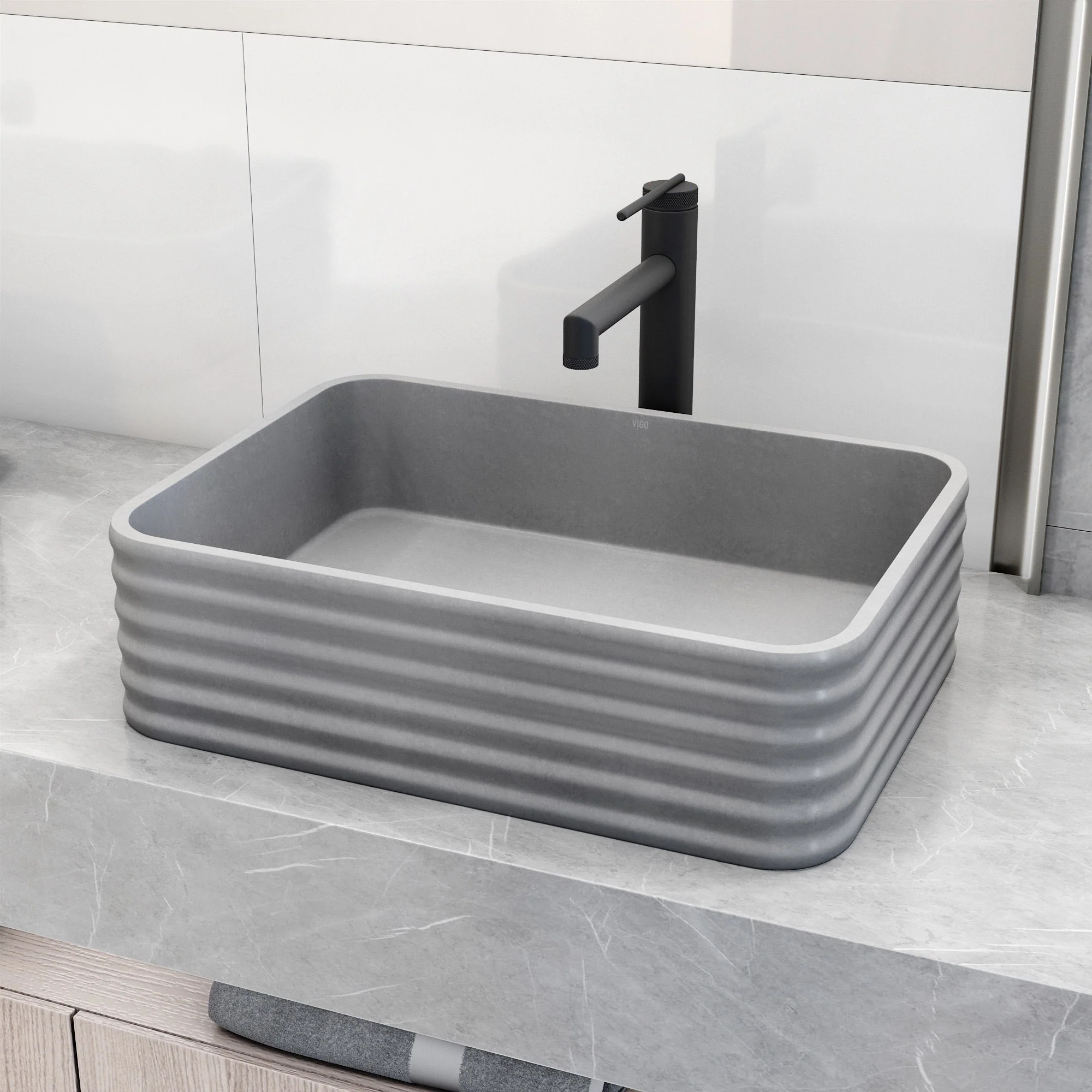 Cadman Concreto Stone™ Vessel Sink - Image 16