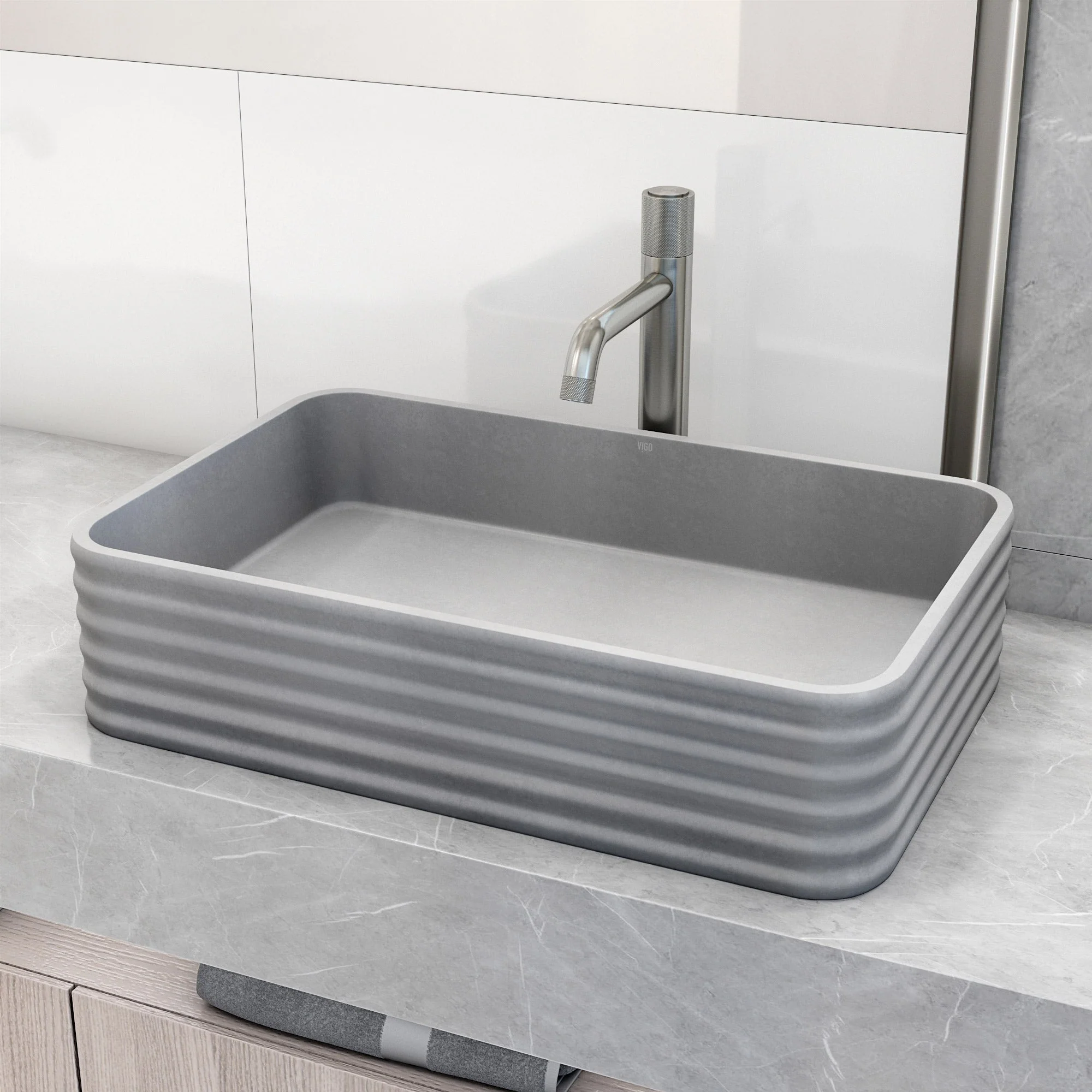 Cadman Concreto Stone™ Vessel Sink - Image 5