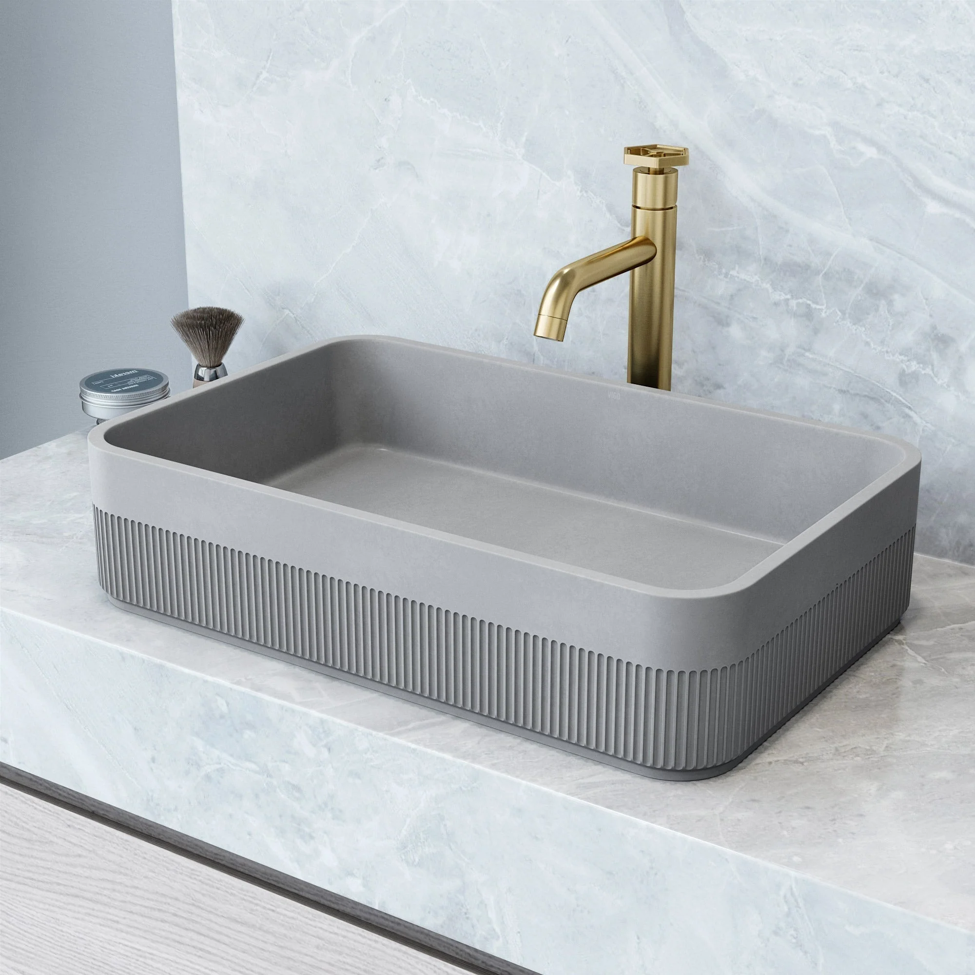 Cypress Concreto™ Stone Vessel Sink - Image 13