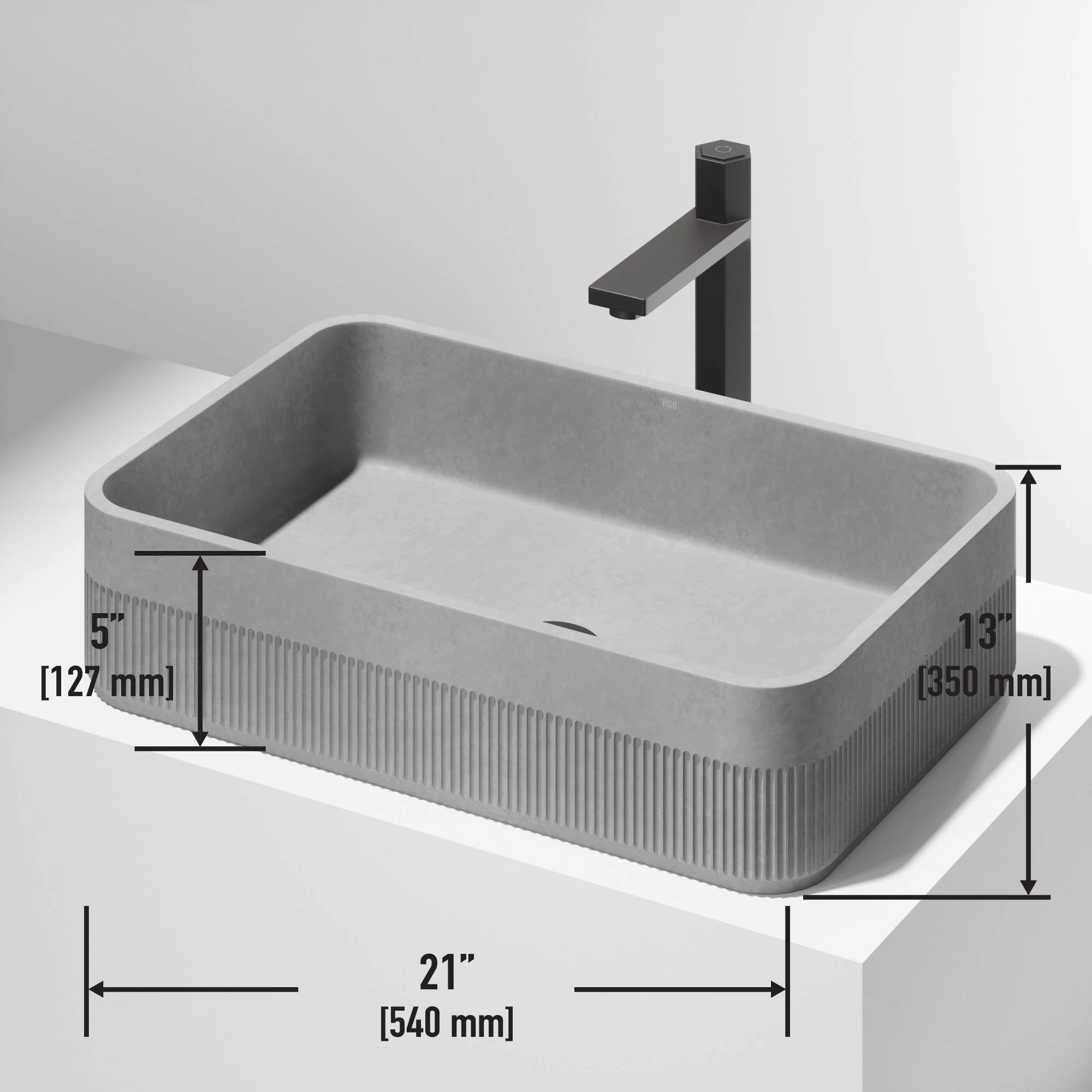 Cypress Concreto™ Stone Vessel Sink - Image 15
