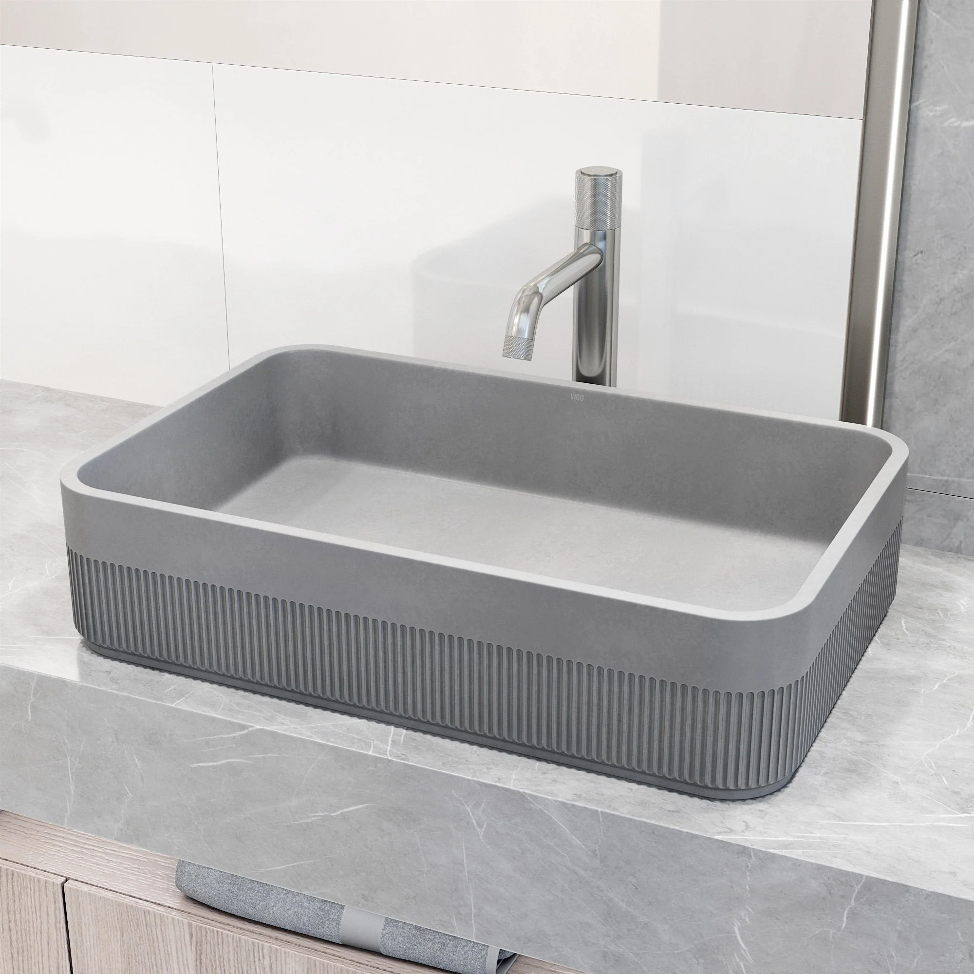 Cypress Concreto™ Stone Vessel Sink - Image 16