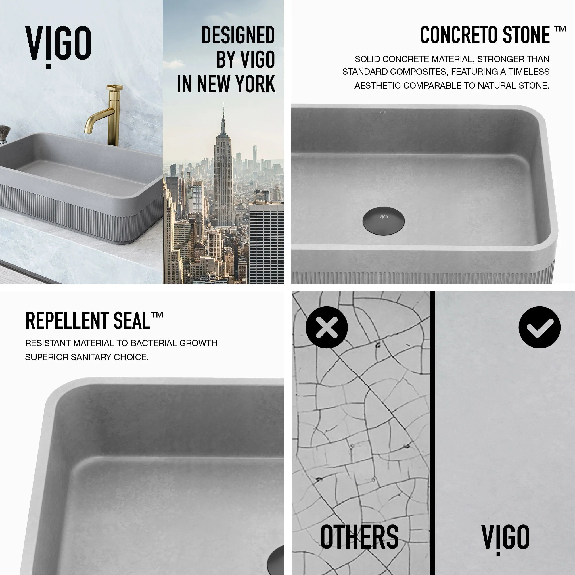Cypress Concreto™ Stone Vessel Sink - Image 18