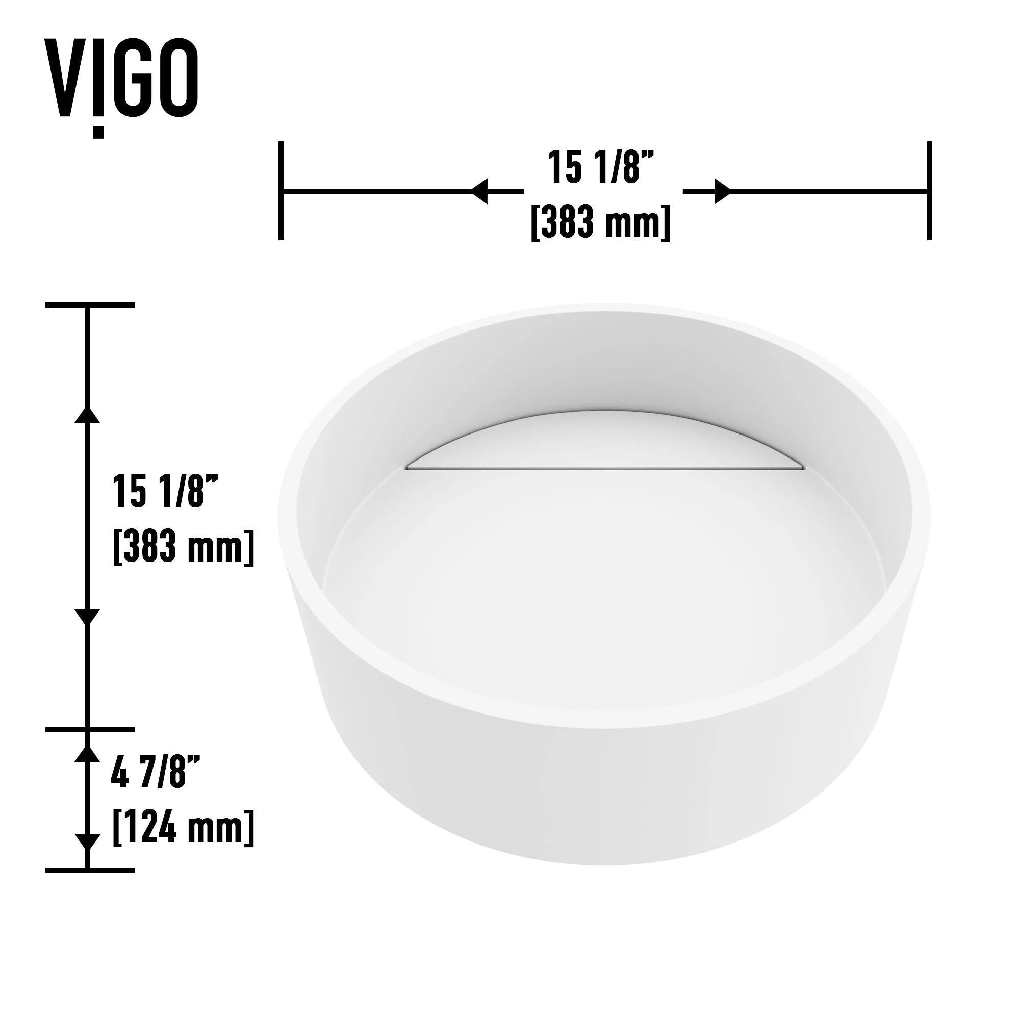 Montauk Matte Stone™ Vessel Bathroom Sink - Image 10