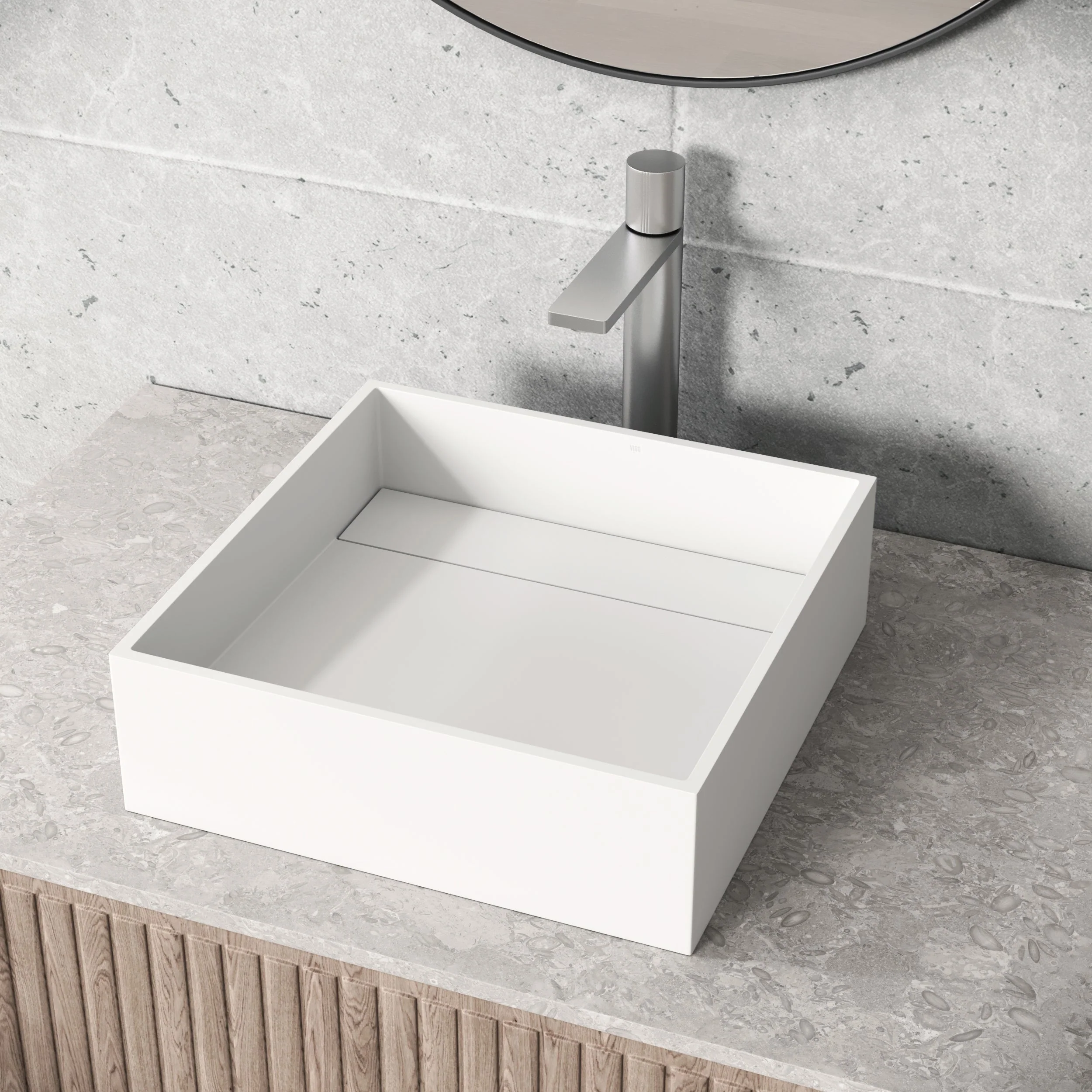 Montauk Matte Stone™ Vessel Bathroom Sink - Image 12
