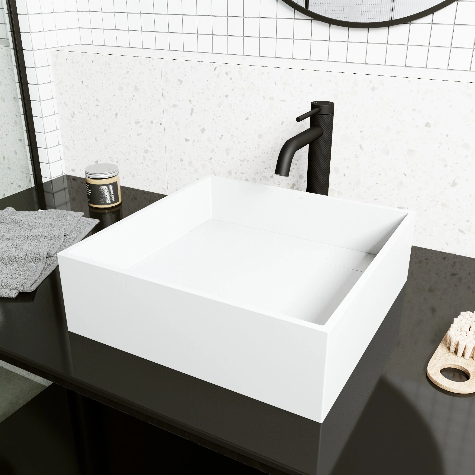 Montauk Matte Stone™ Vessel Bathroom Sink - Image 13