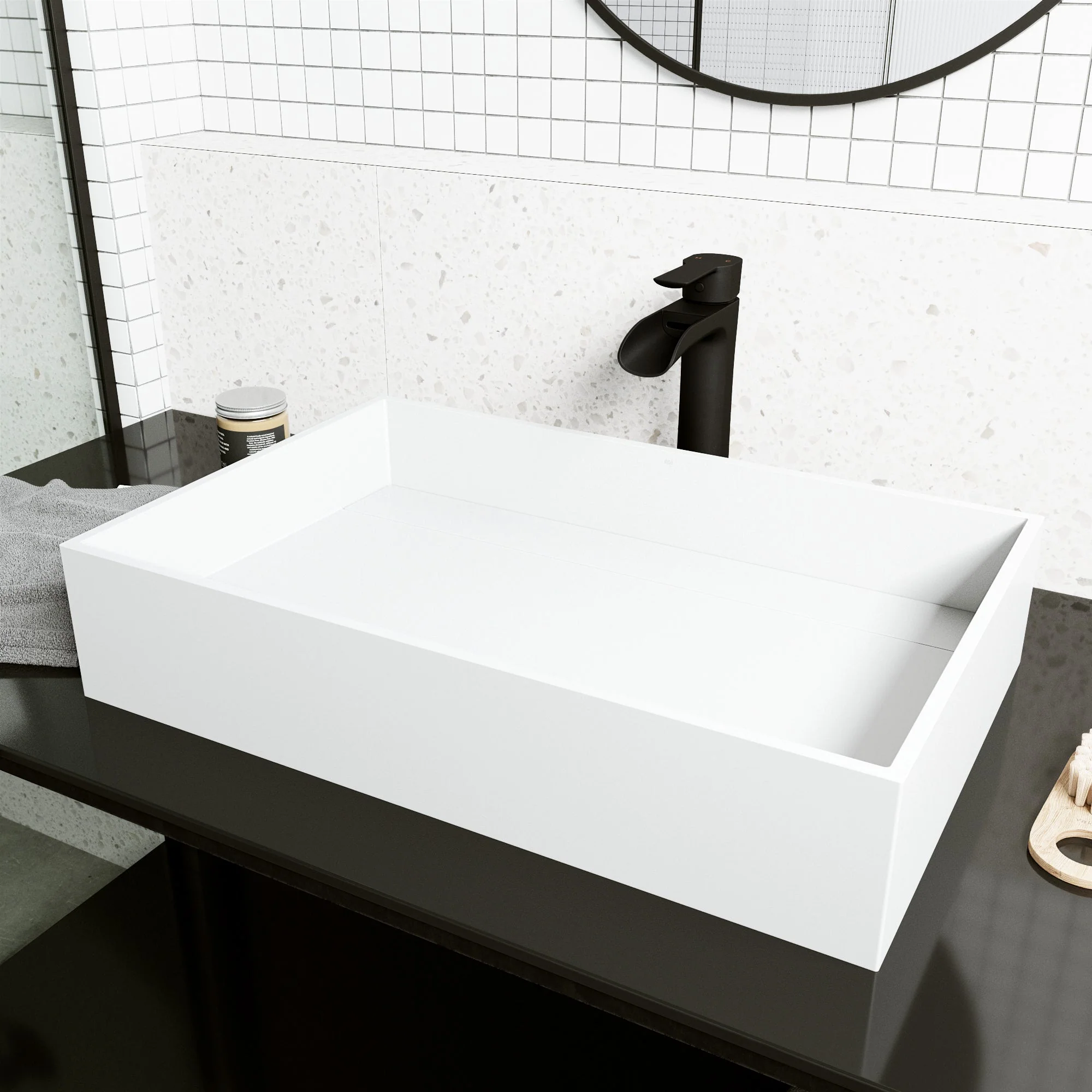 Montauk Matte Stone™ Vessel Bathroom Sink - Image 29