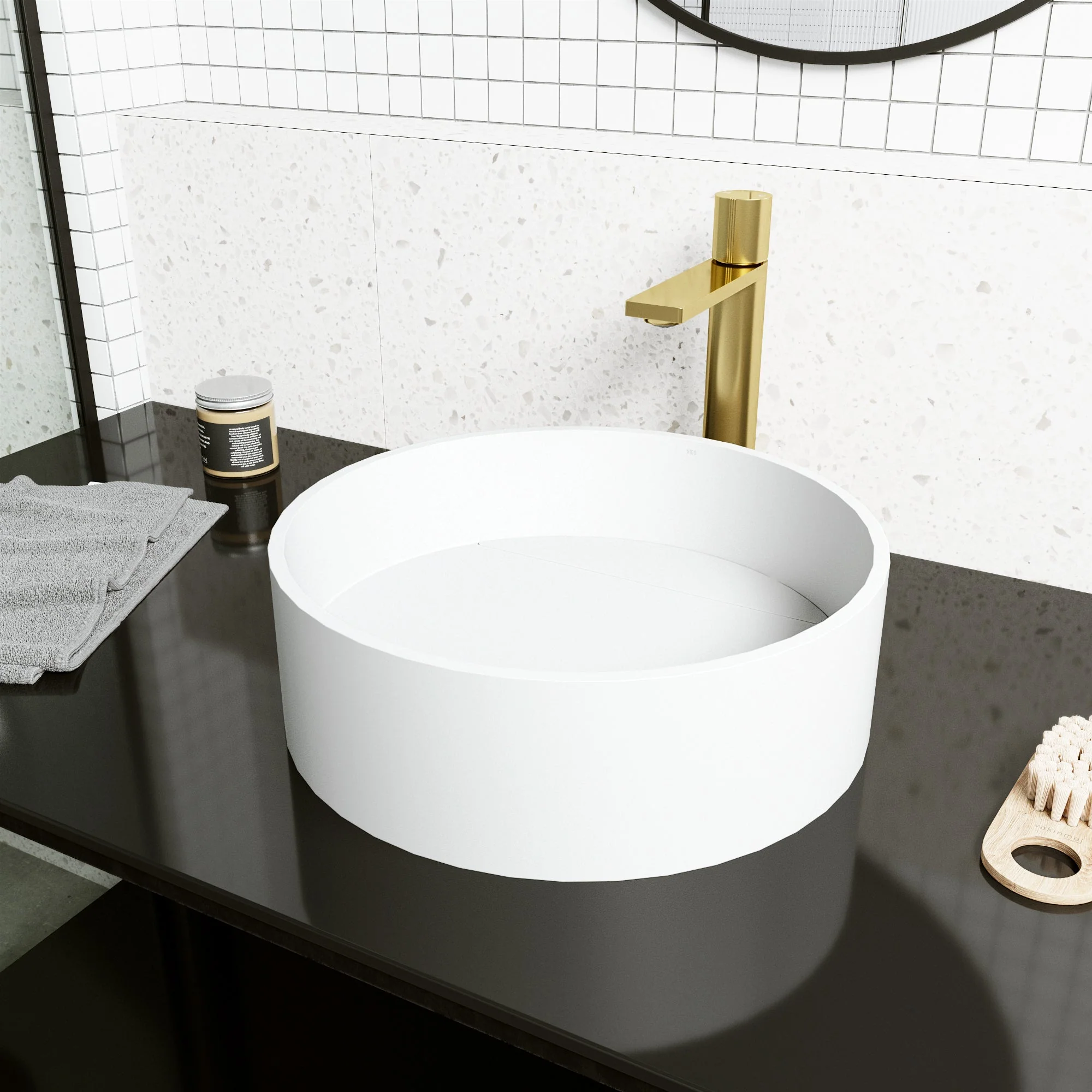 Montauk Matte Stone™ Vessel Bathroom Sink - Image 5