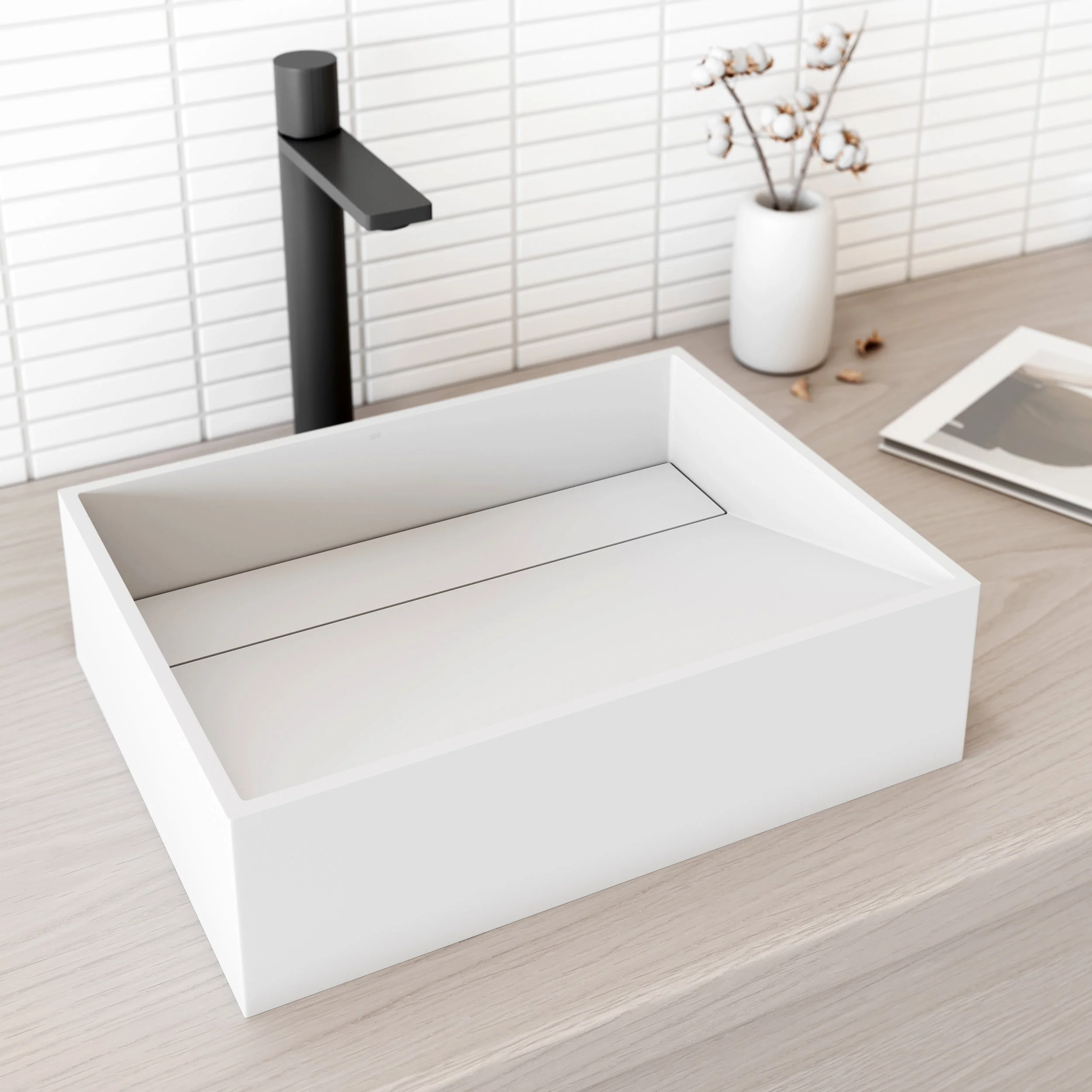 Starr Matte Stone™ Vessel Bathroom Sink - Image 18