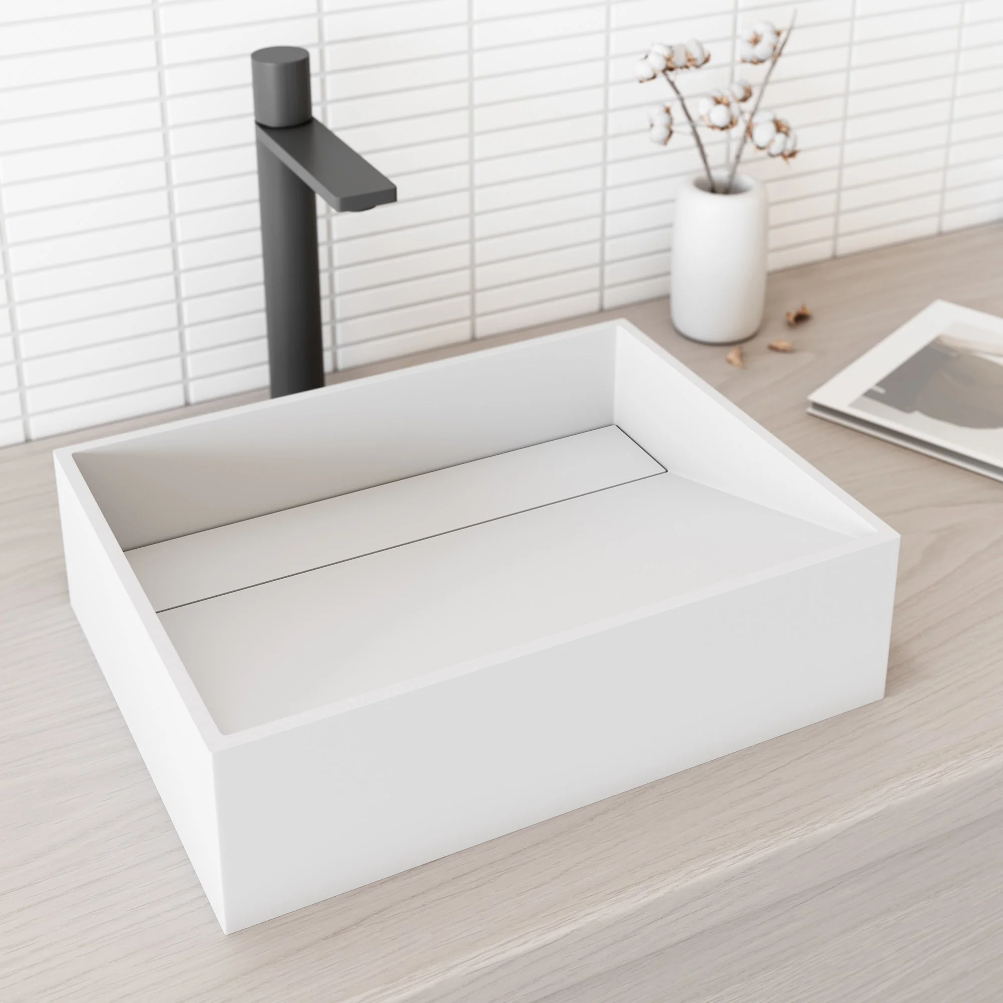 Starr Matte Stone™ Vessel Bathroom Sink - Image 37