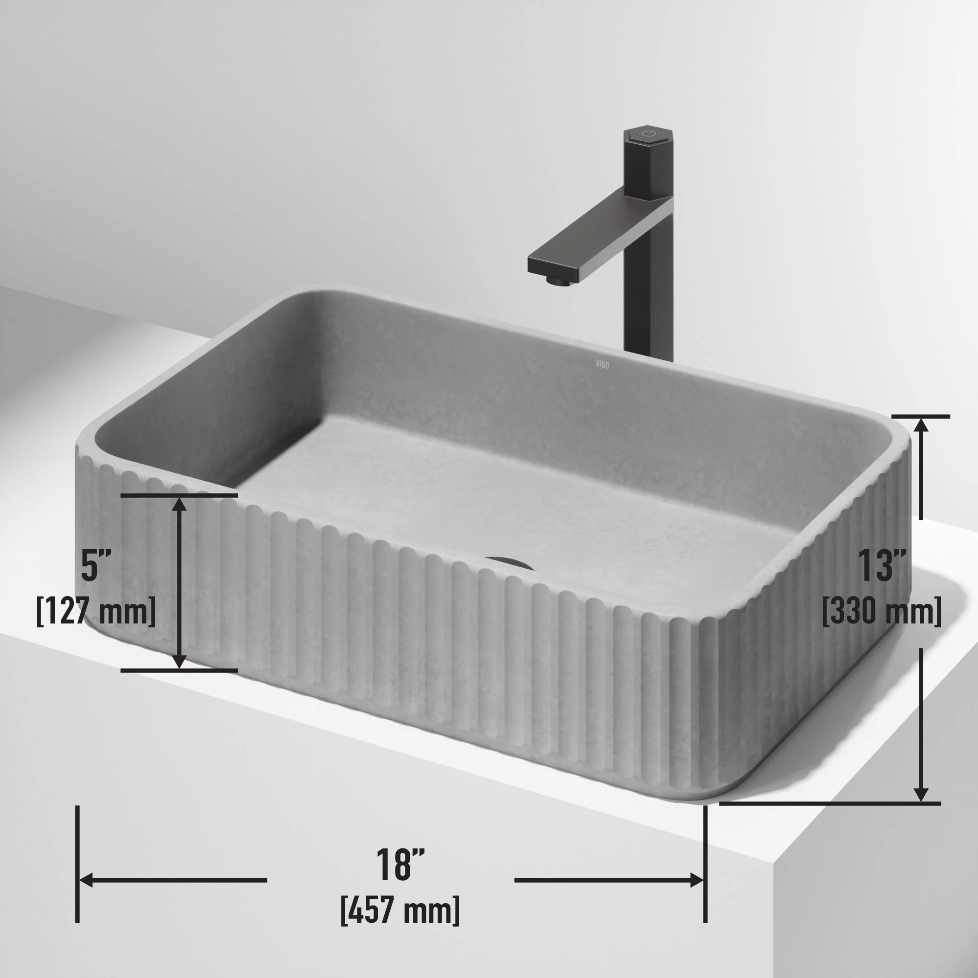 Windsor Concreto Stone™ Vessel Sink - Image 15
