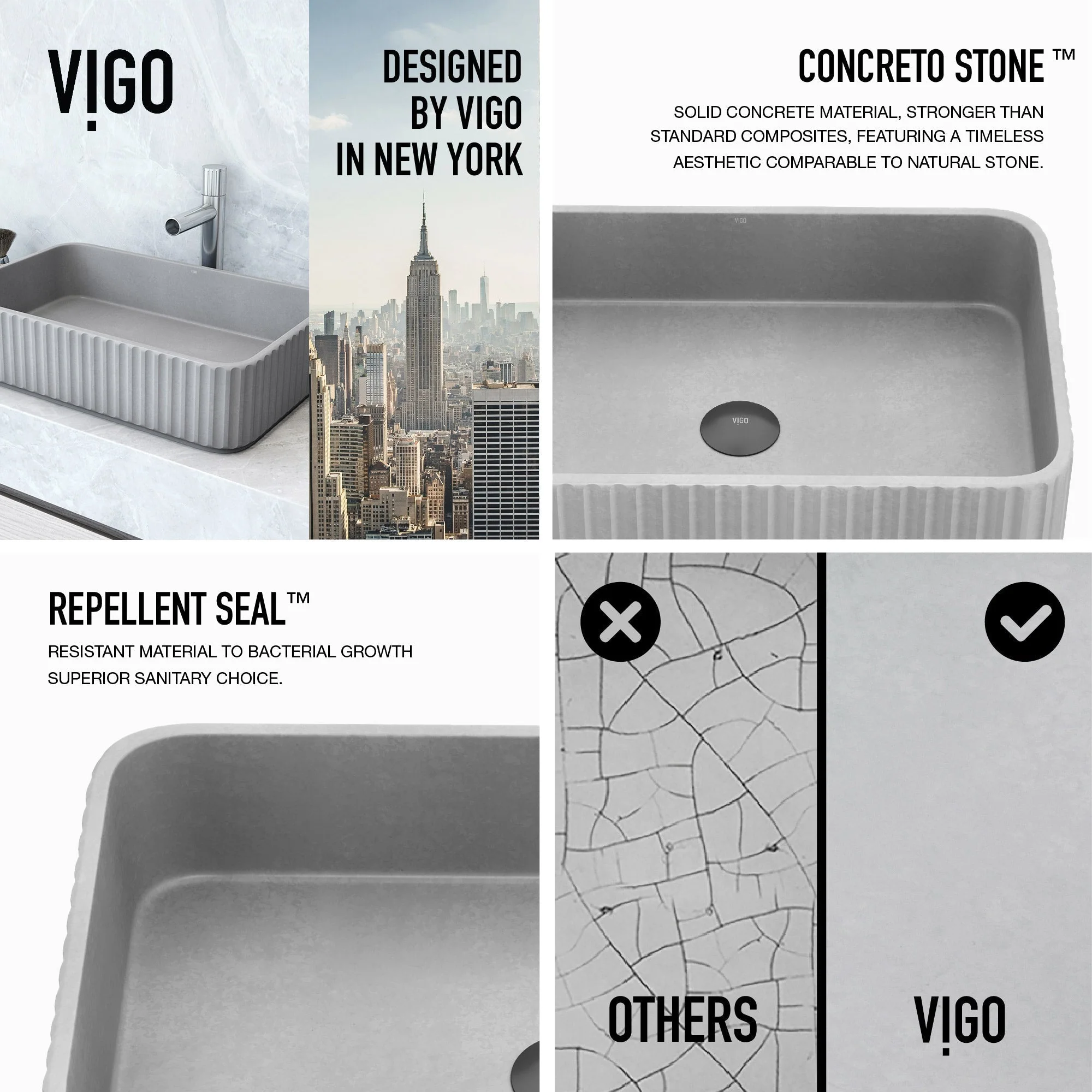 Windsor Concreto Stone™ Vessel Sink - Image 18