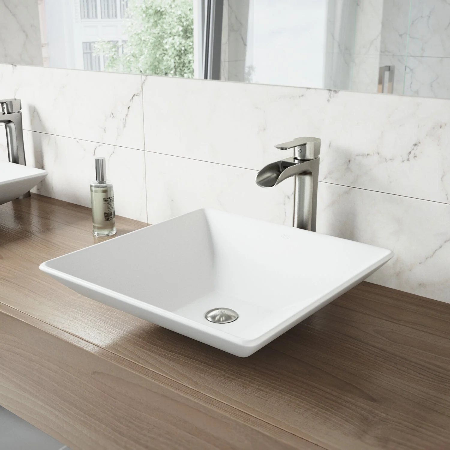Elan Hibiscus Matte Stone™ Vessel Bathroom Sink - Image 5