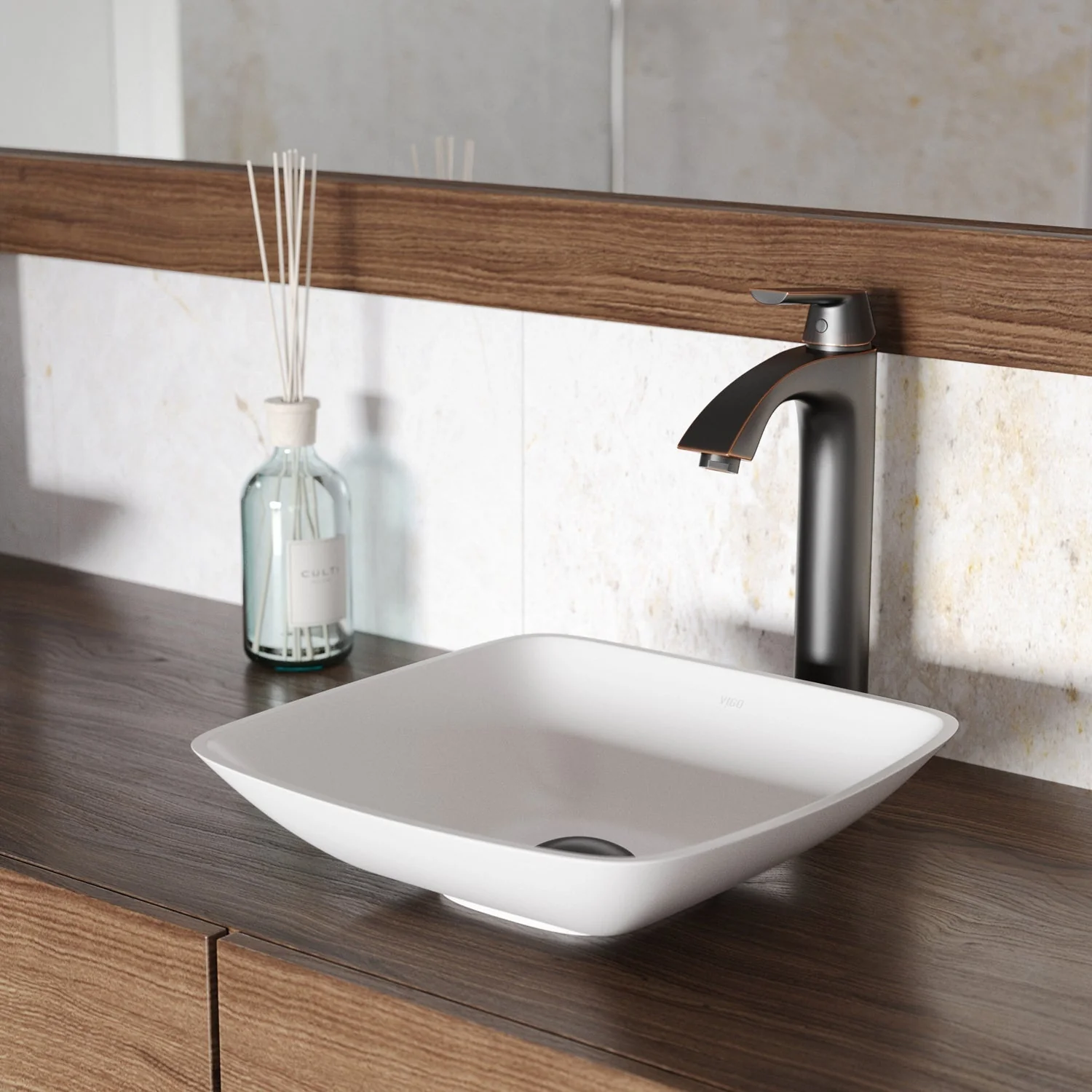 Magnolia Hyacinth Matte Stone™ Vessel Bathroom Sink - Image 5