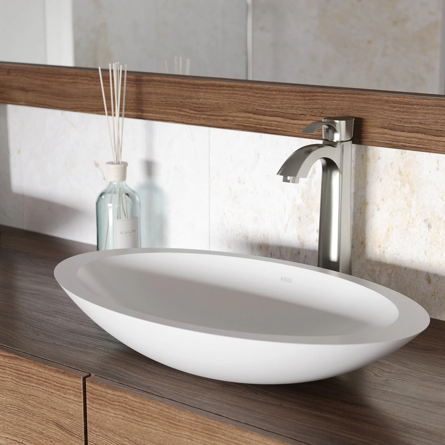 Apollo Wisteria Matte Stone™ Vessel Bathroom Sink - Image 4