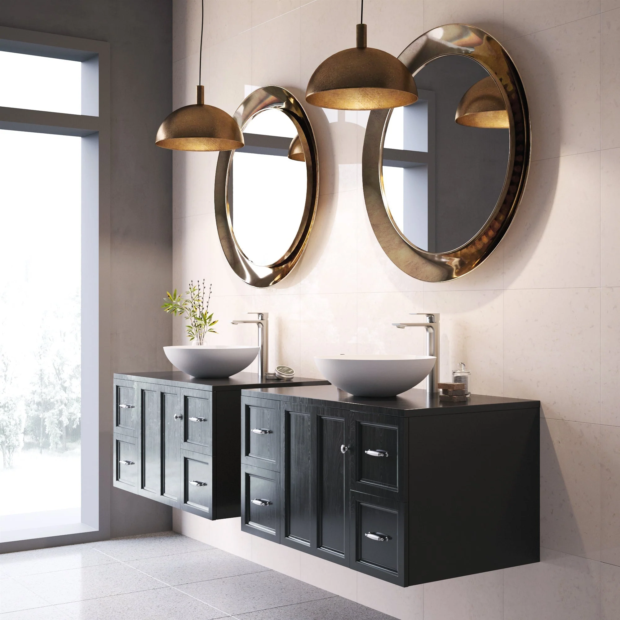 Giovanni Lotus Matte Stone™ Vessel Bathroom Sink - Image 5
