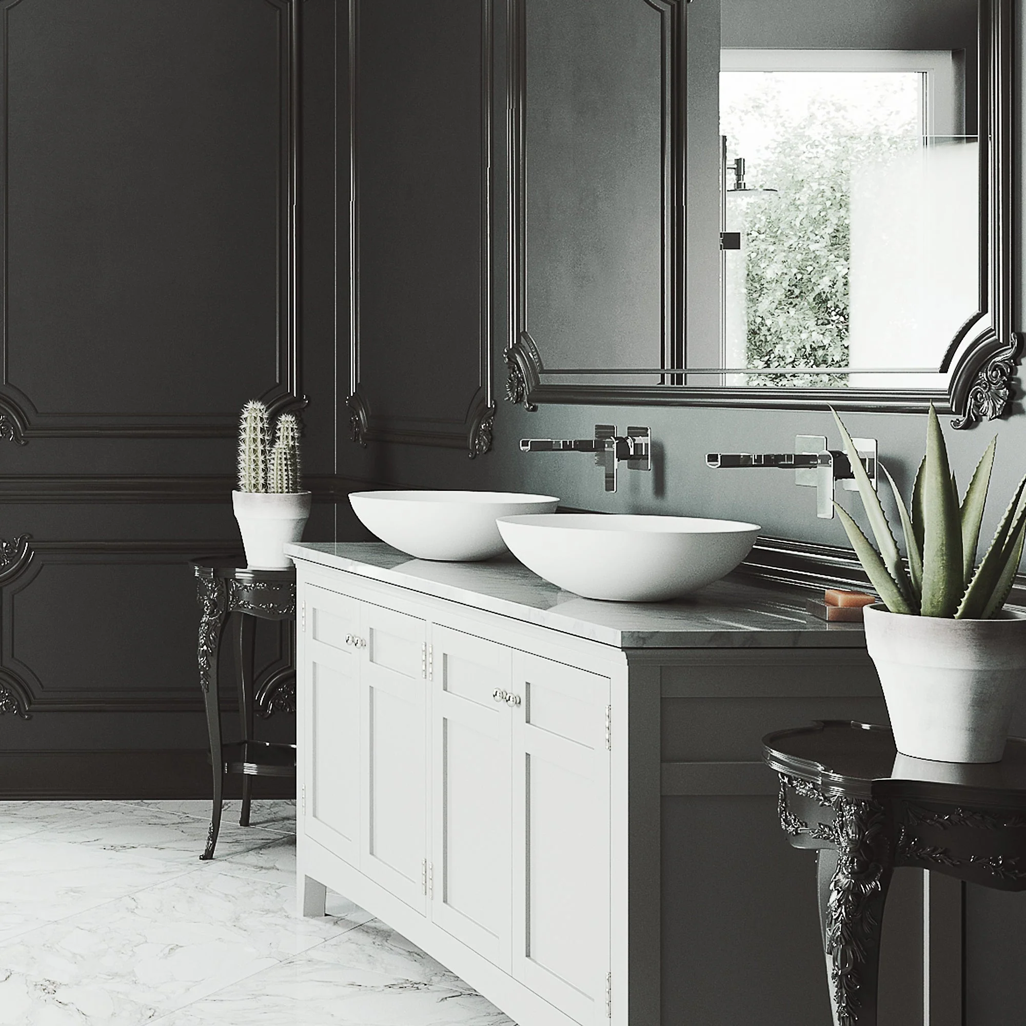 Giovanni Lotus Matte Stone™ Vessel Bathroom Sink - Image 7
