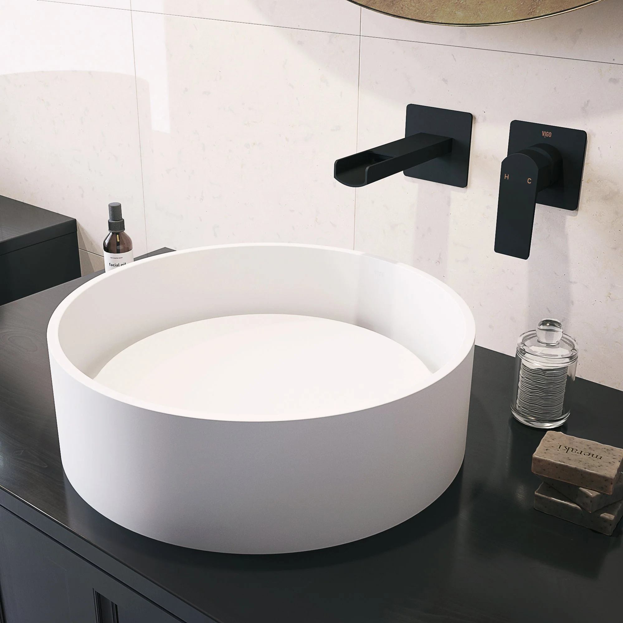 Apollo Anvil Matte Stone™ Vessel Bathroom Sink - Image 5