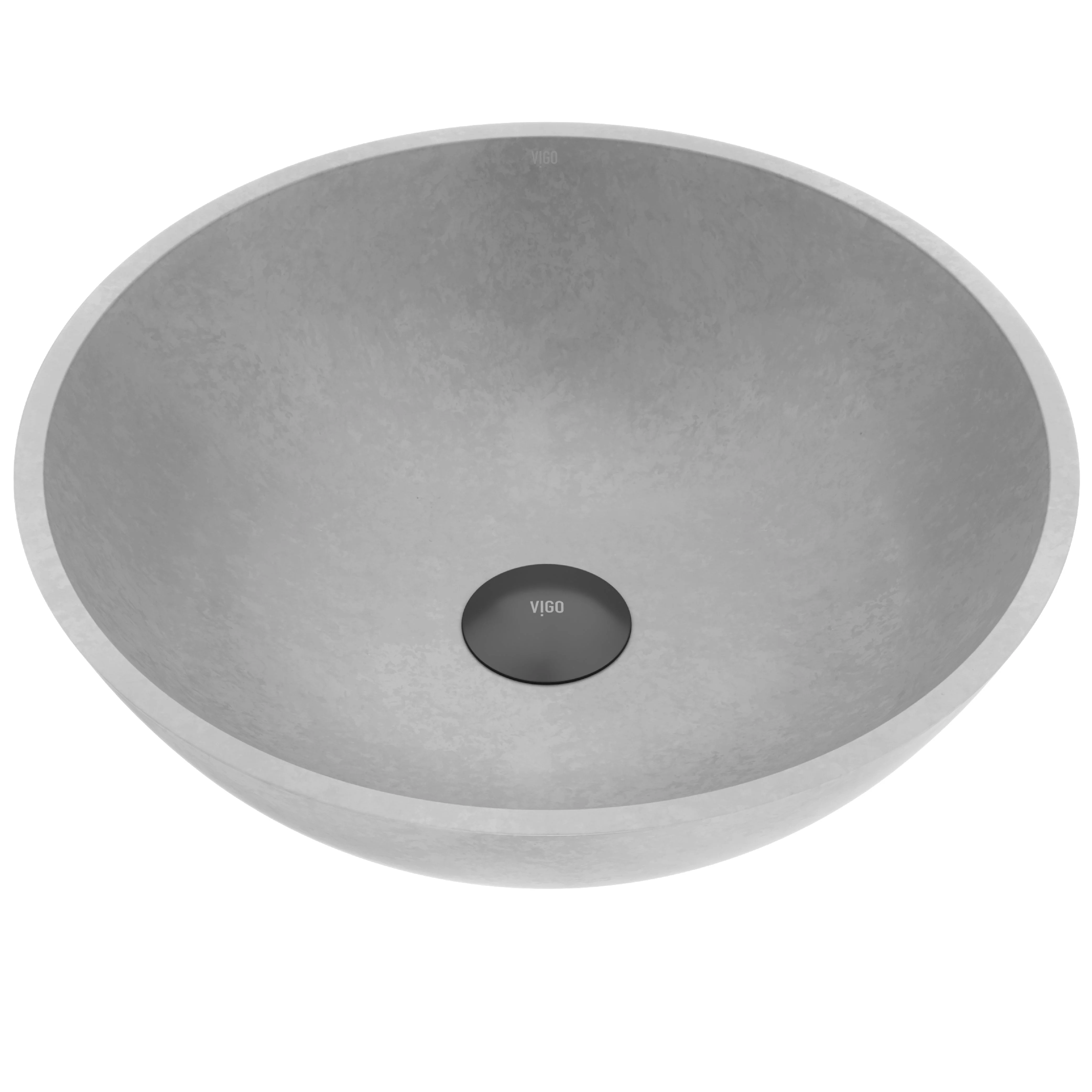 Giovanni Round Concreto Stone™ Vessel Sink - Image 4