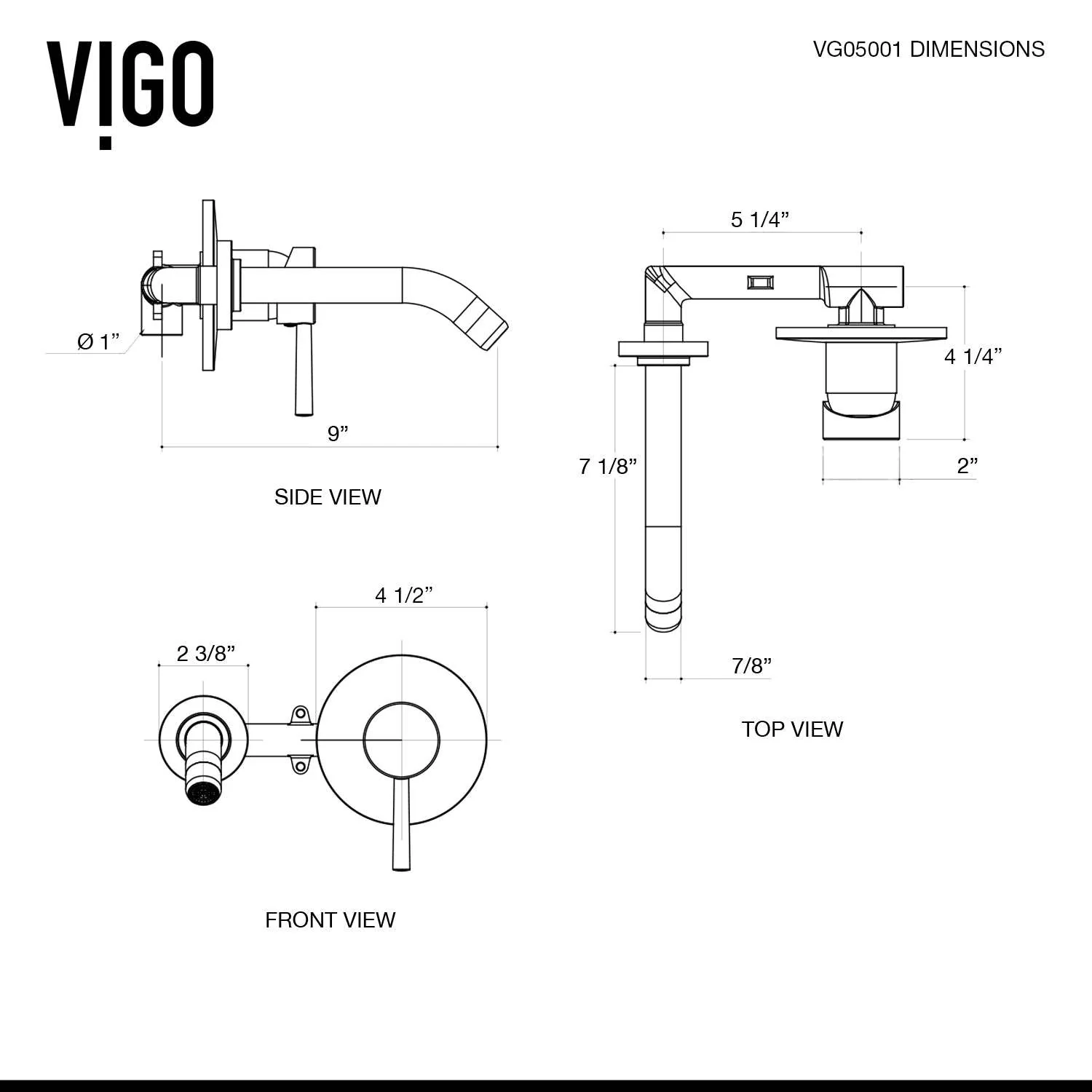 Noma Olus Wall Mount Bathroom Faucet - Image 13