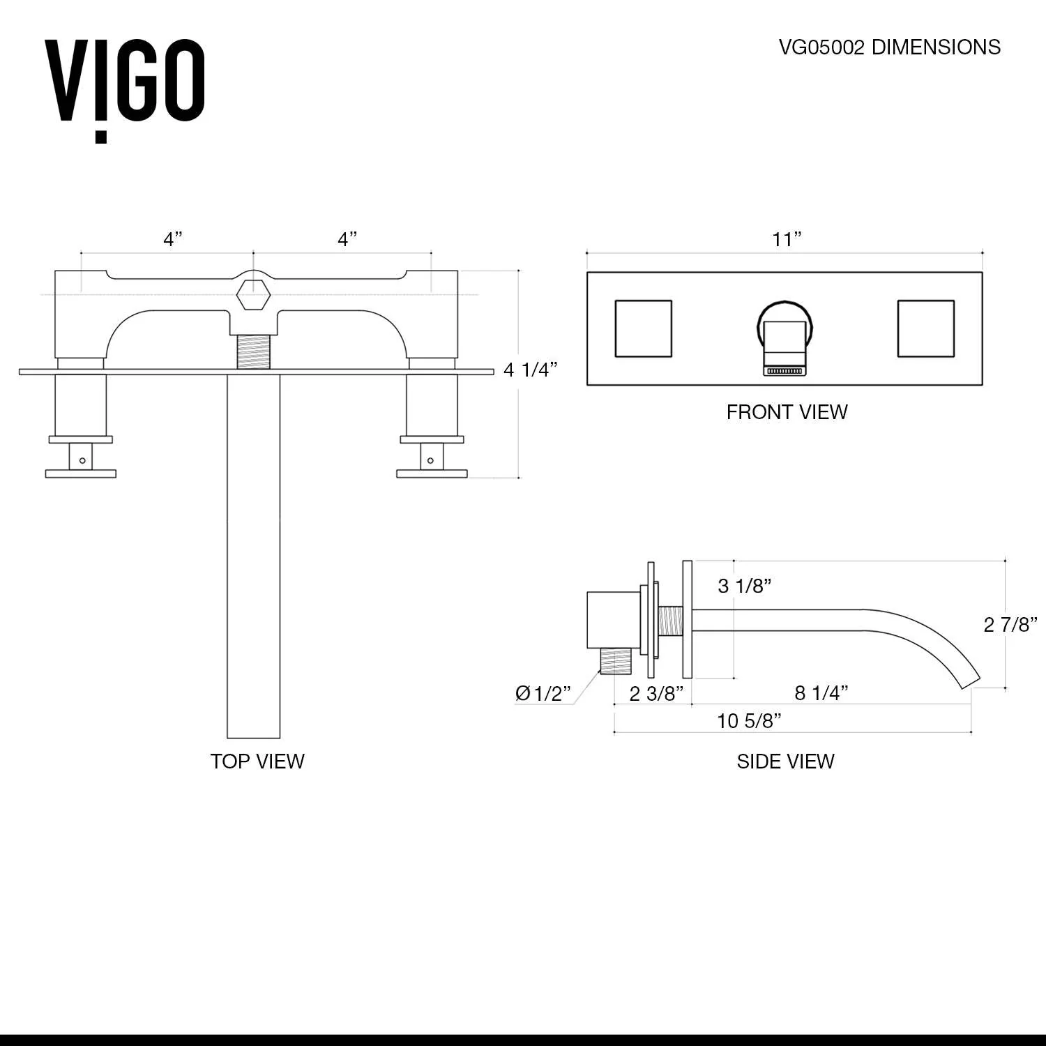 Satro Wall Mount Bathroom Faucet - Image 13