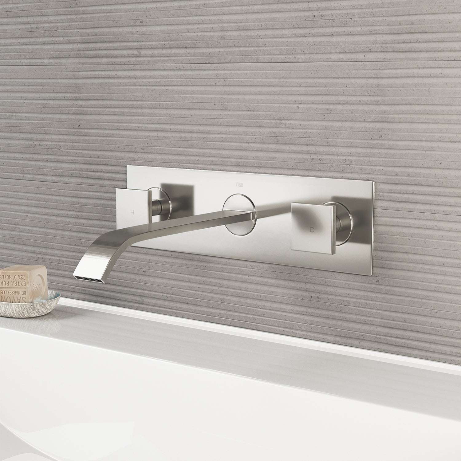 Satro Wall Mount Bathroom Faucet - Image 2