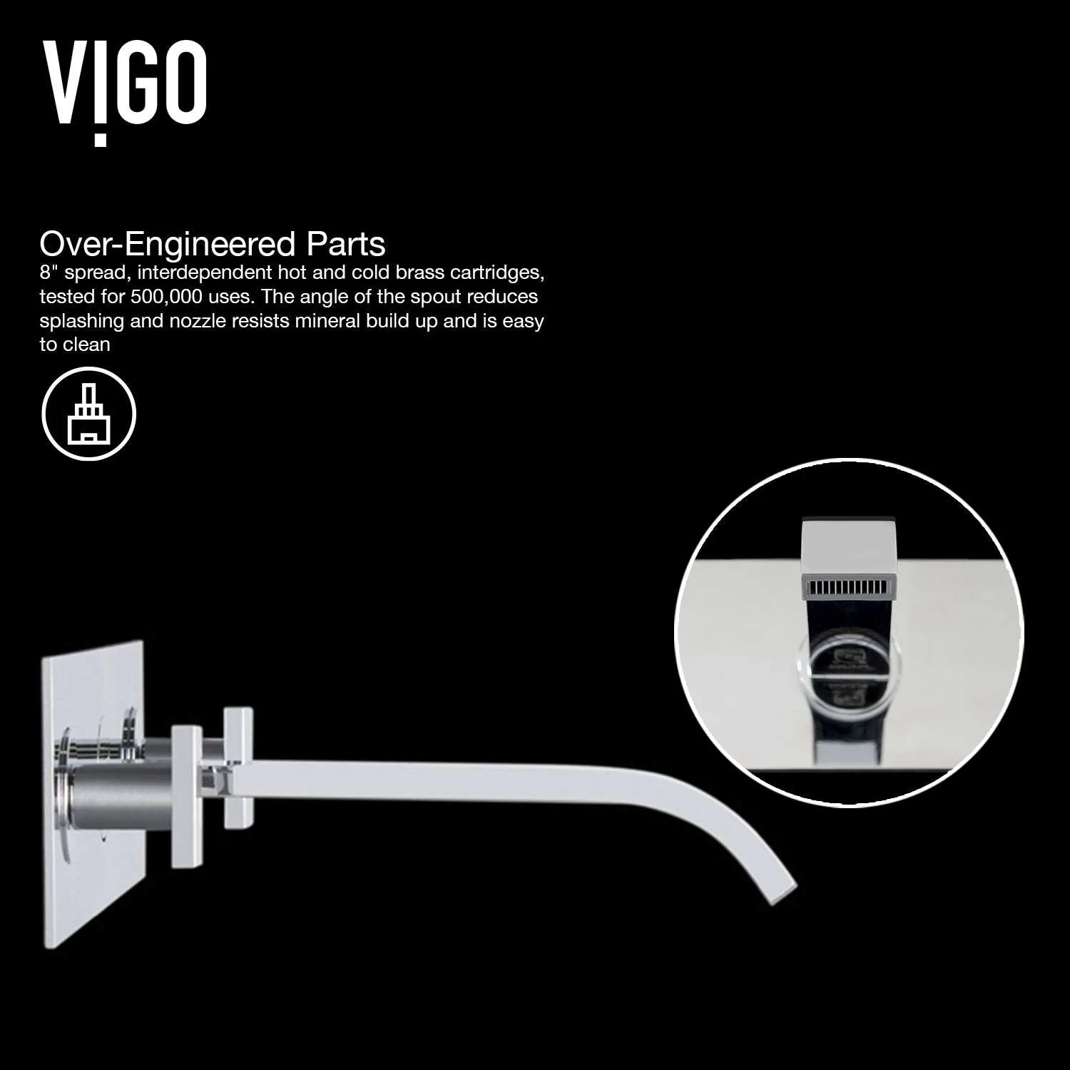Satro Wall Mount Bathroom Faucet - Image 20
