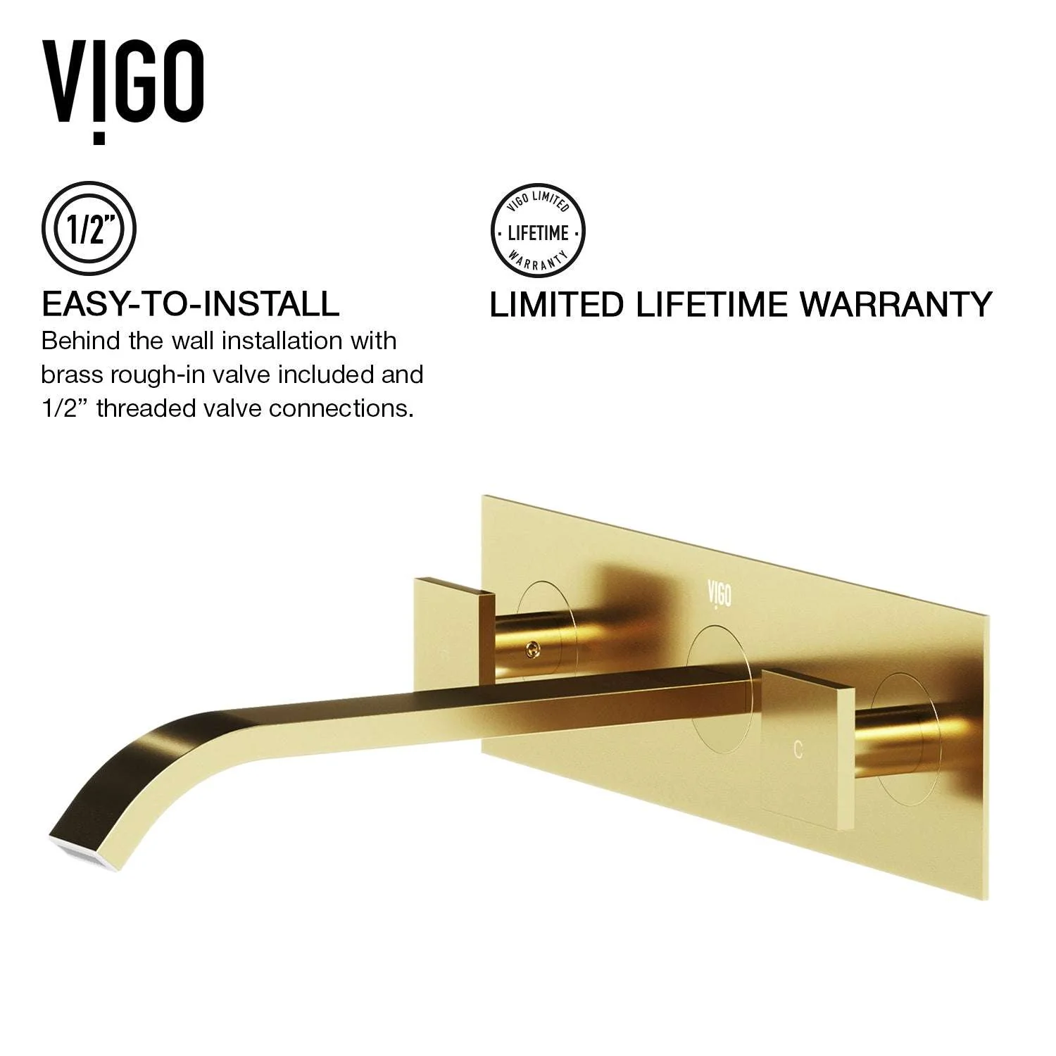 Satro Wall Mount Bathroom Faucet - Image 29