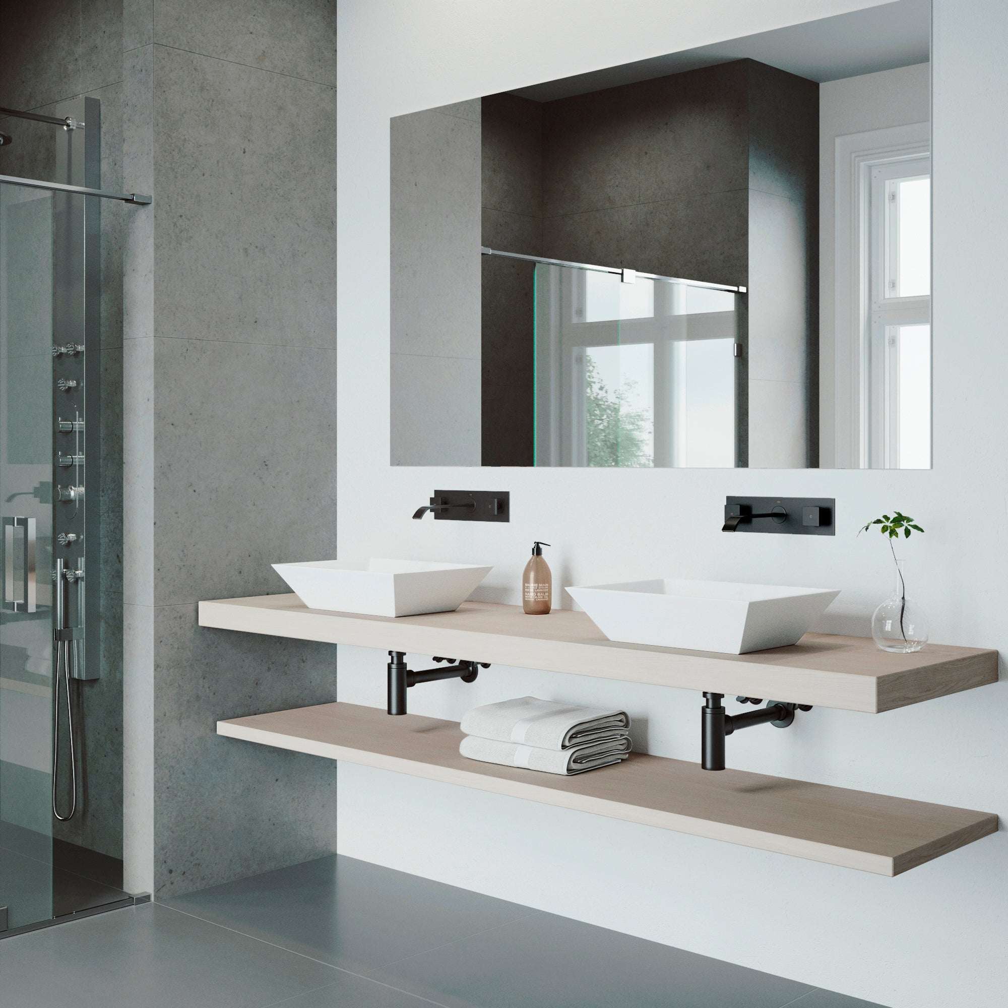 Satro Wall Mount Bathroom Faucet - Image 38
