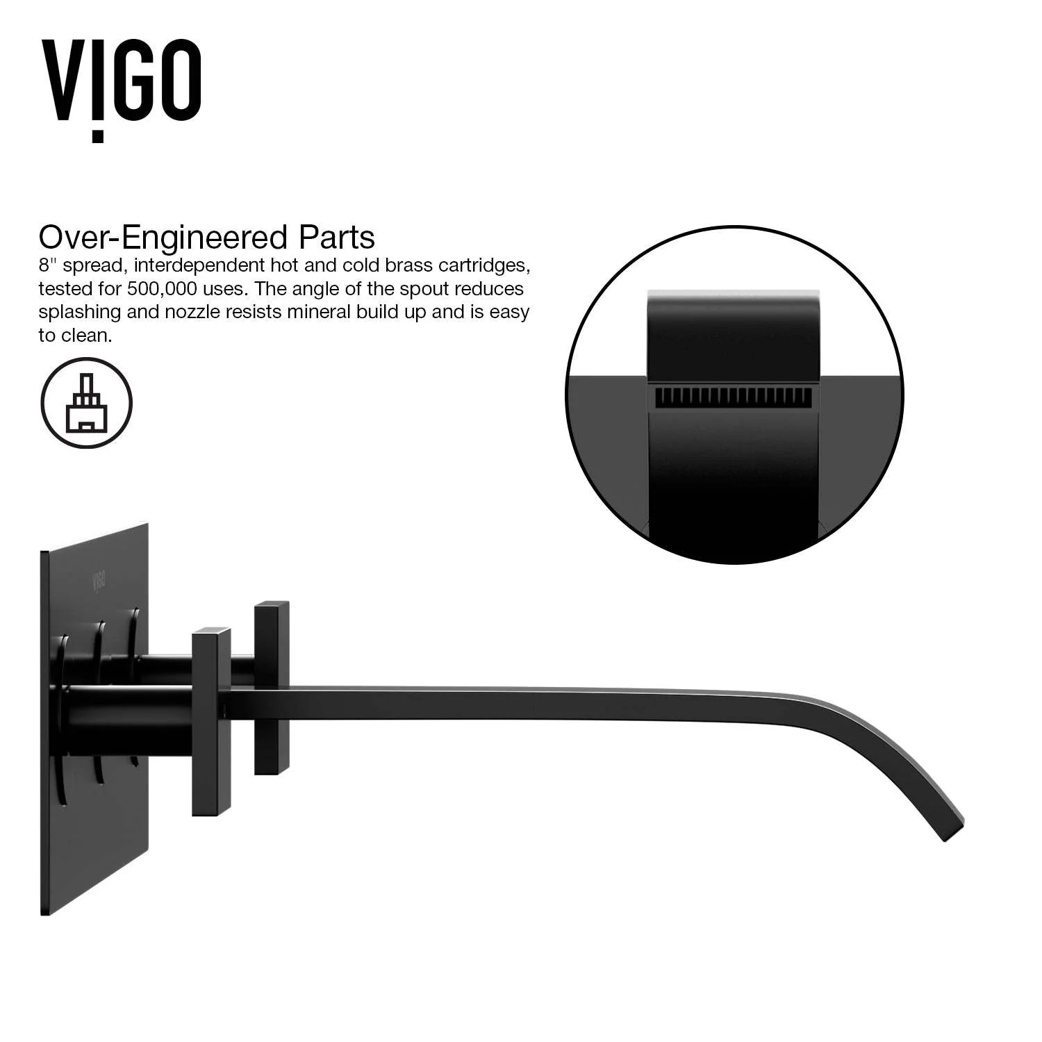 Satro Wall Mount Bathroom Faucet - Image 41