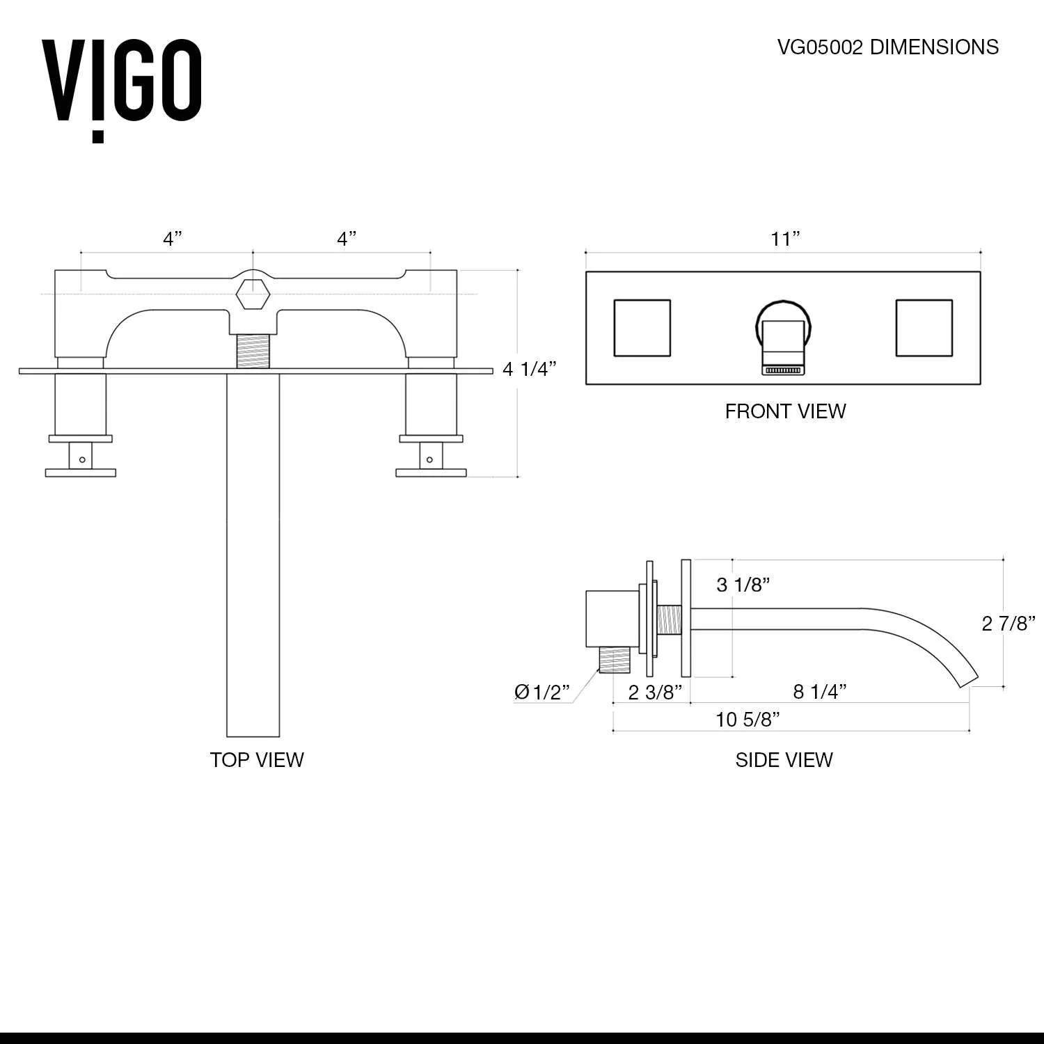 Satro Wall Mount Bathroom Faucet - Image 43