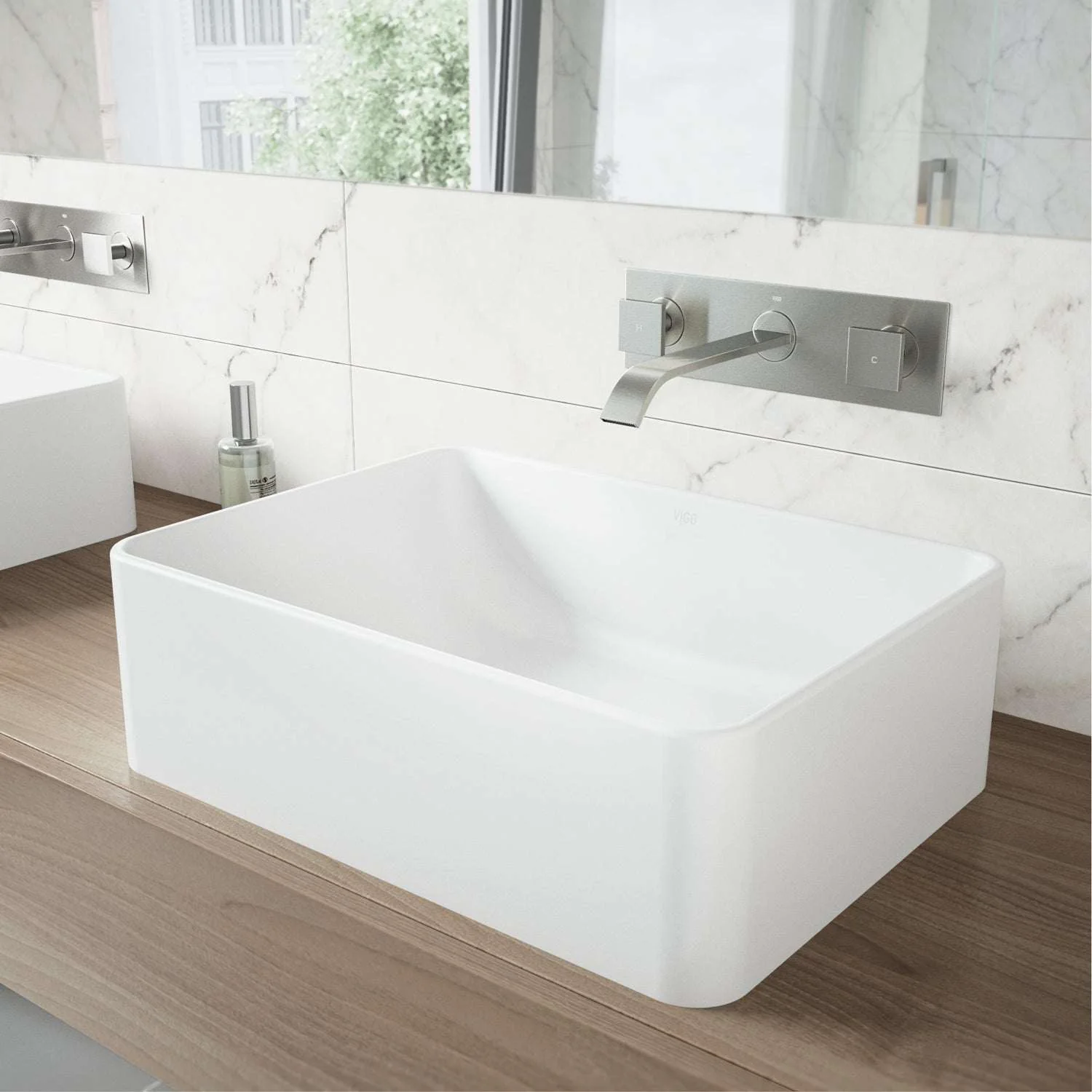 Satro Wall Mount Bathroom Faucet - Image 5