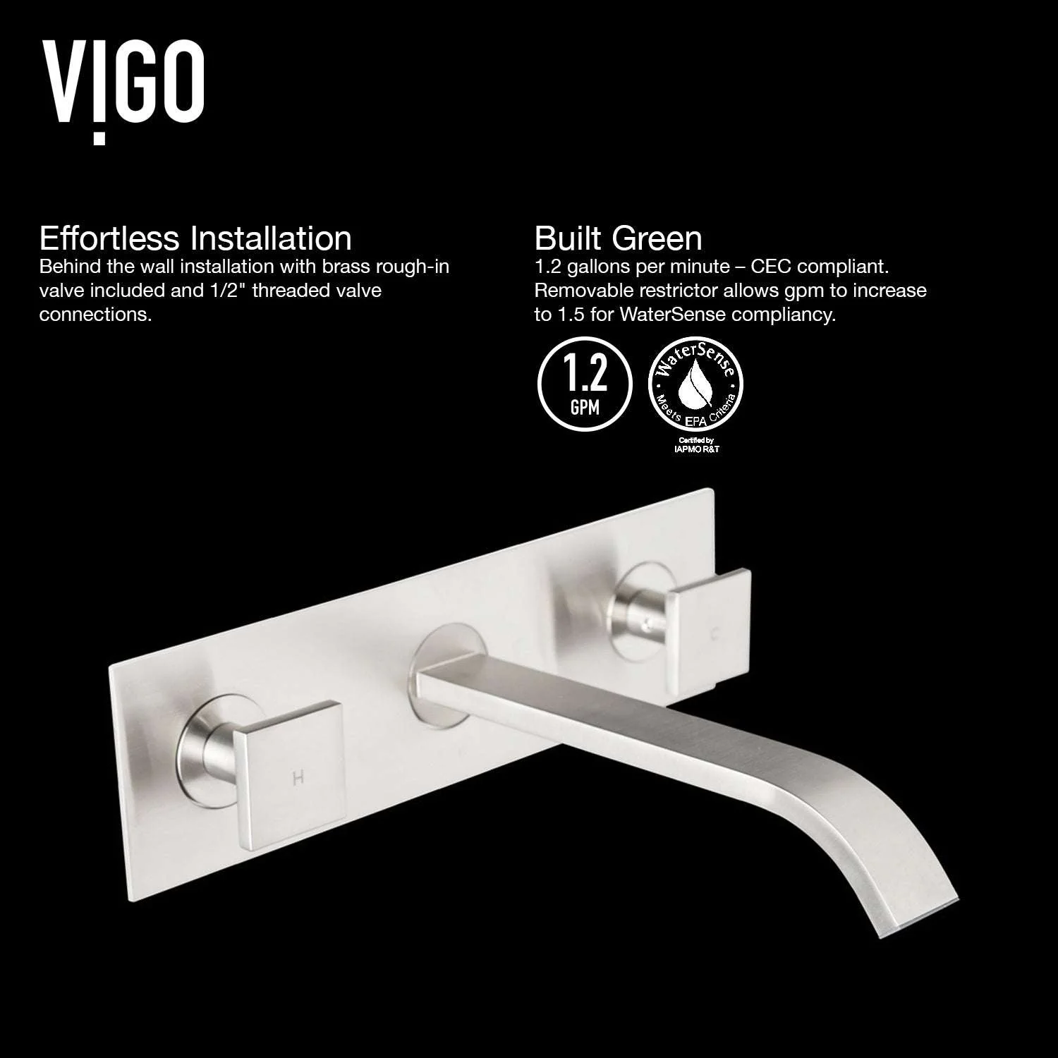 Satro Wall Mount Bathroom Faucet - Image 8