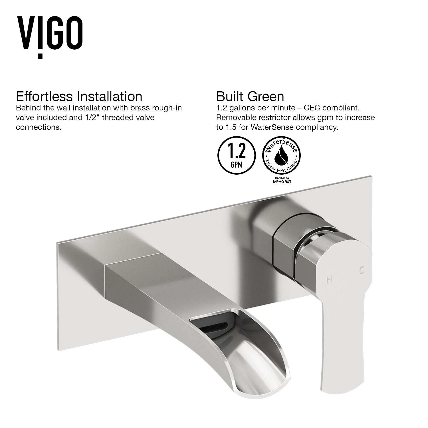 Paloma Wall Mount Bathroom Faucet - Image 7