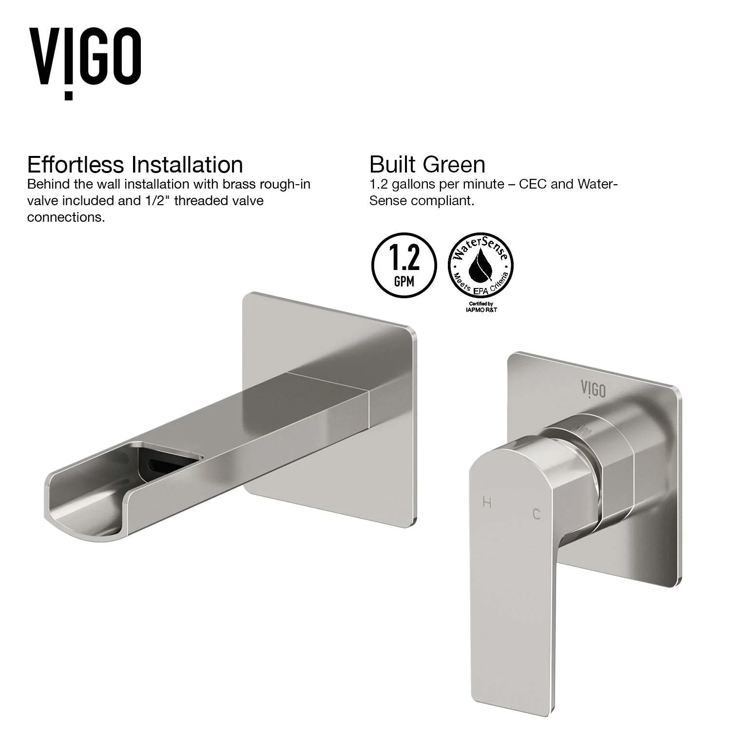 Amada Wall Mount Bathroom Faucet - Image 6