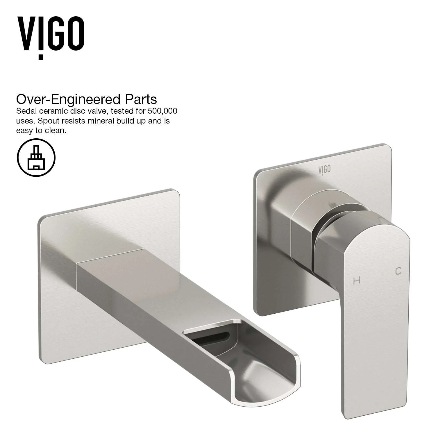 Amada Wall Mount Bathroom Faucet - Image 8