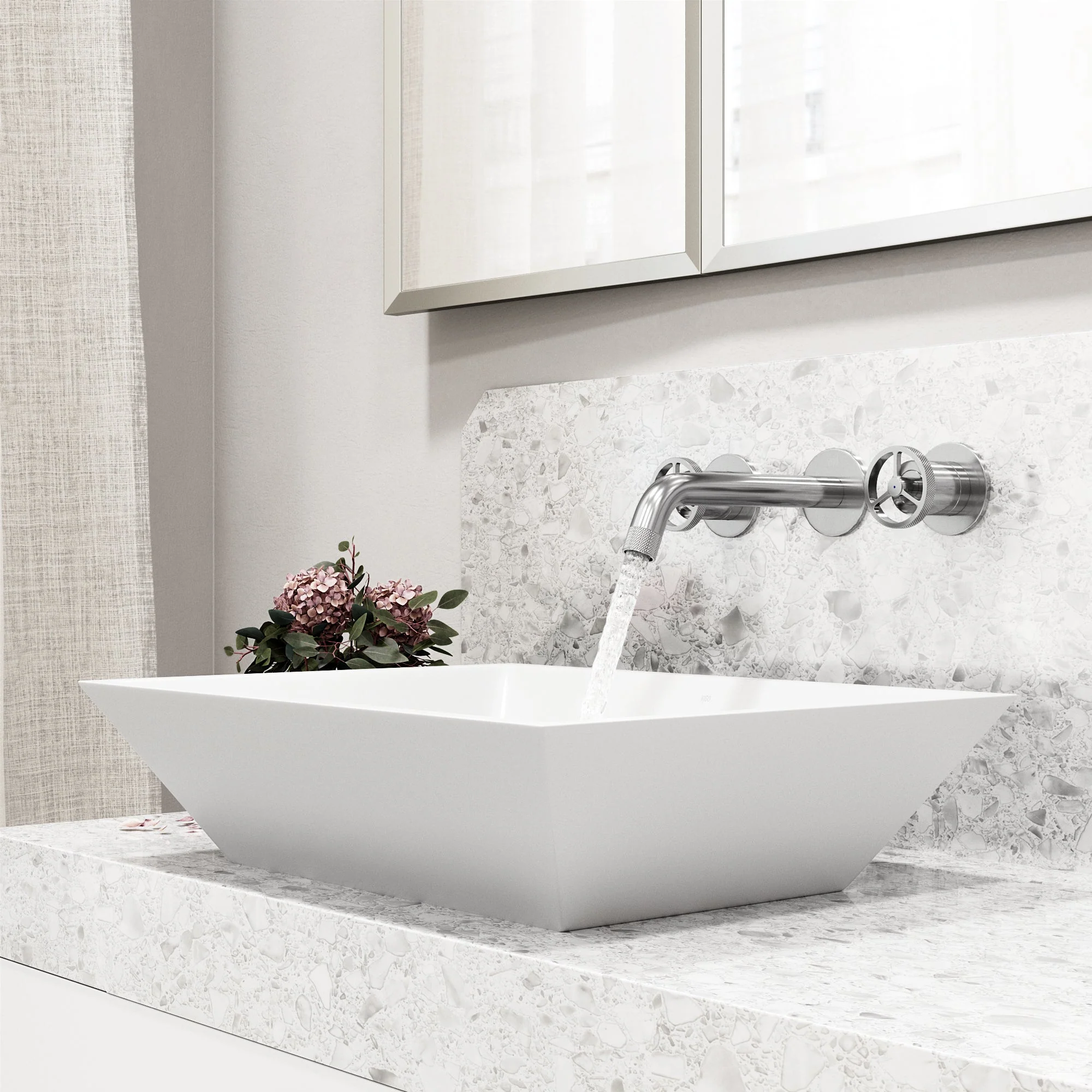 Cass Wall Mount Bathroom Faucet - Image 17