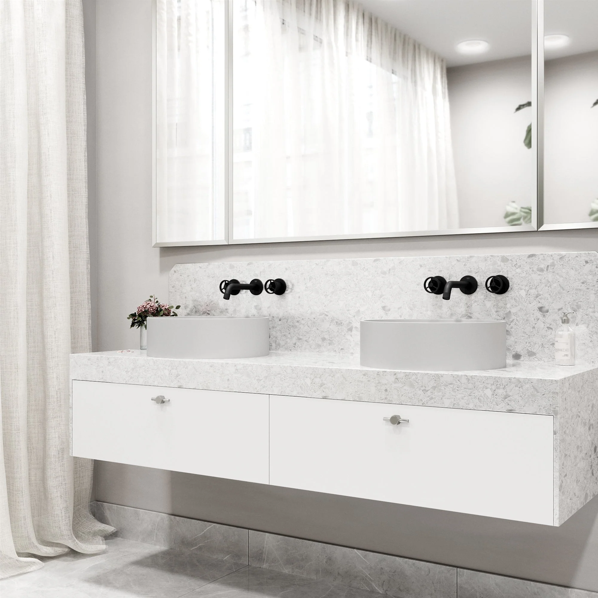Cass Wall Mount Bathroom Faucet - Image 24
