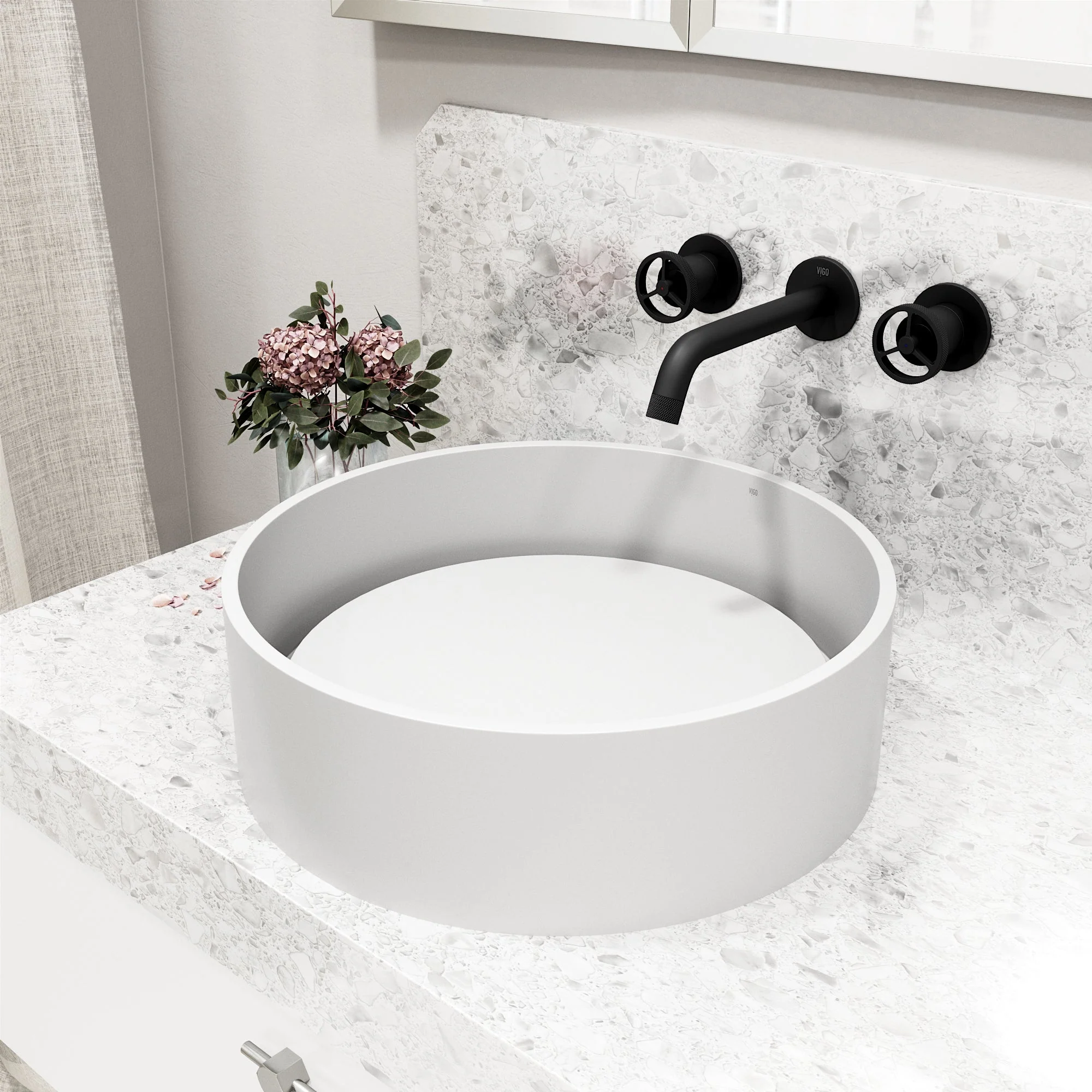 Cass Wall Mount Bathroom Faucet - Image 26