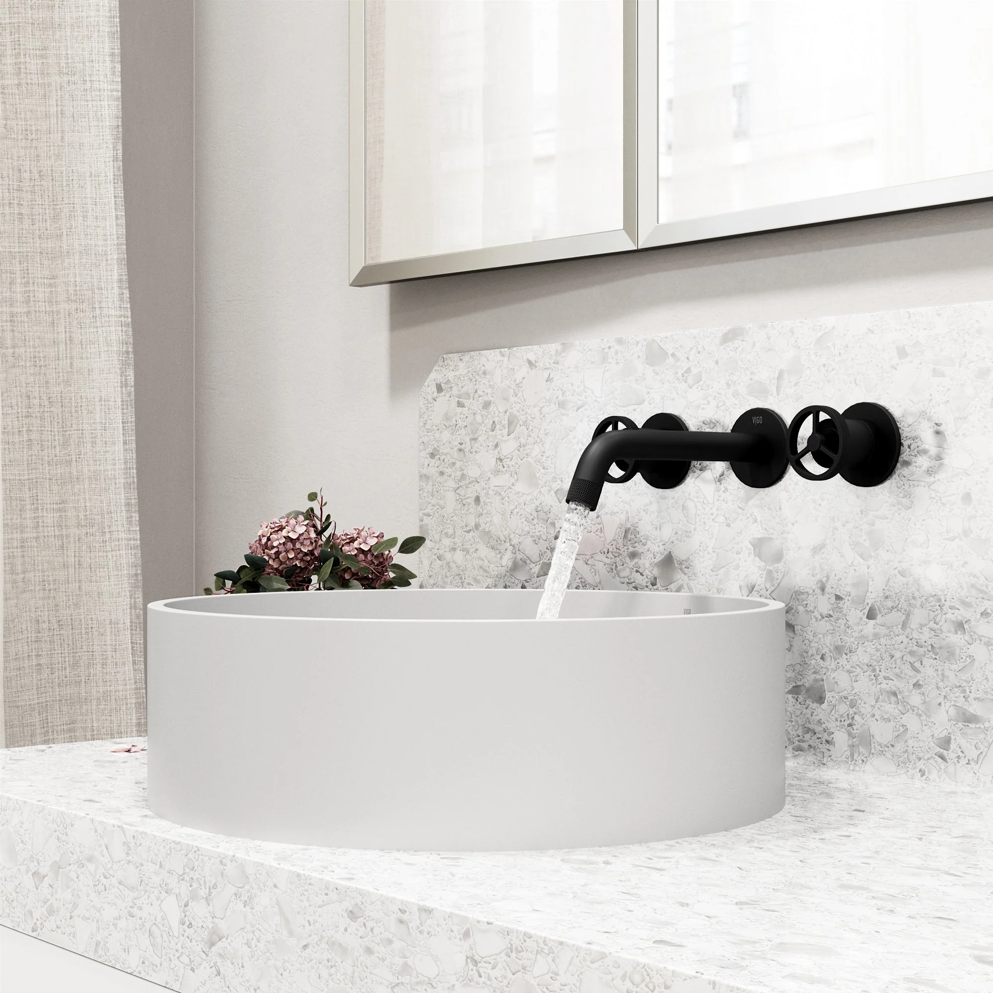 Cass Wall Mount Bathroom Faucet - Image 27
