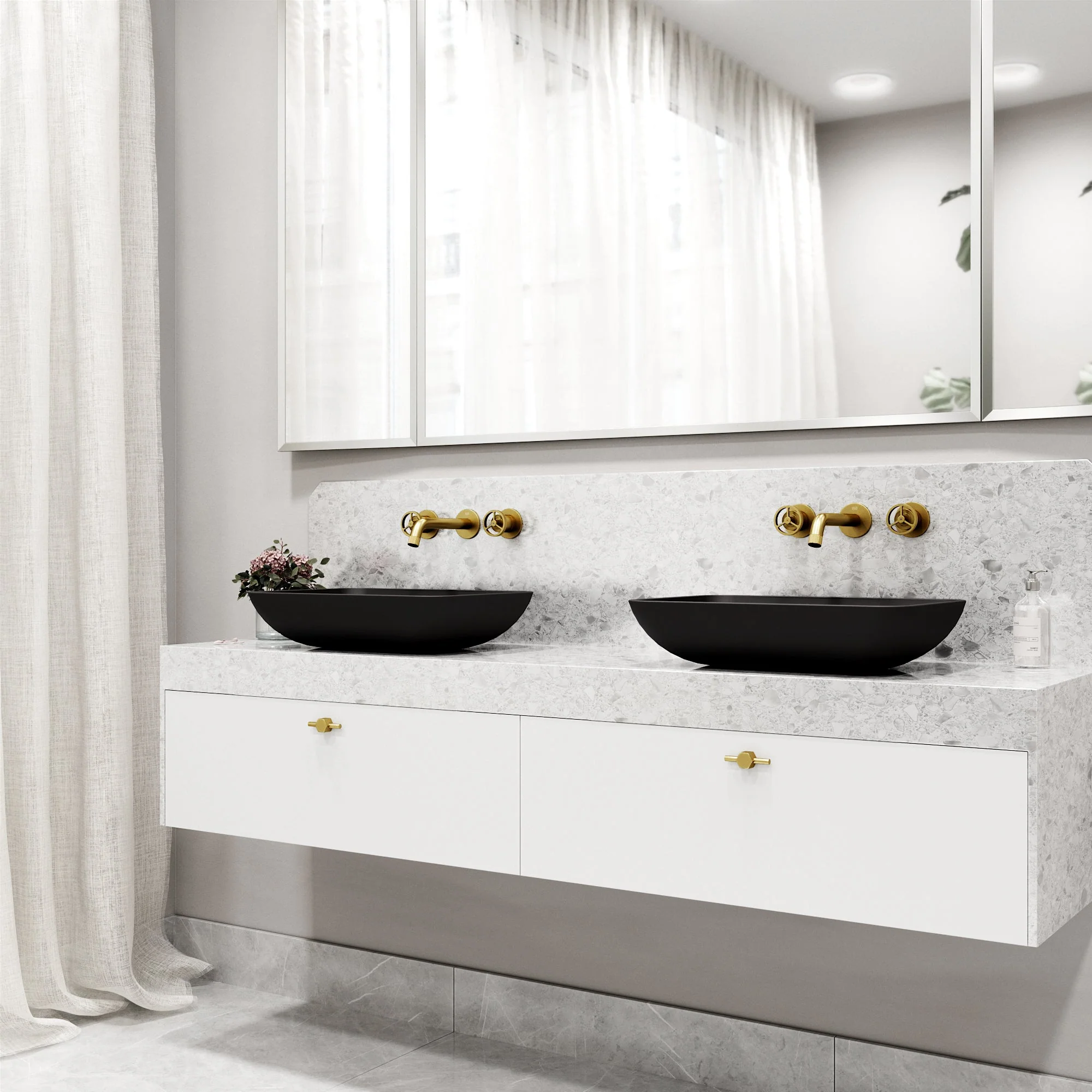 Cass Wall Mount Bathroom Faucet - Image 35