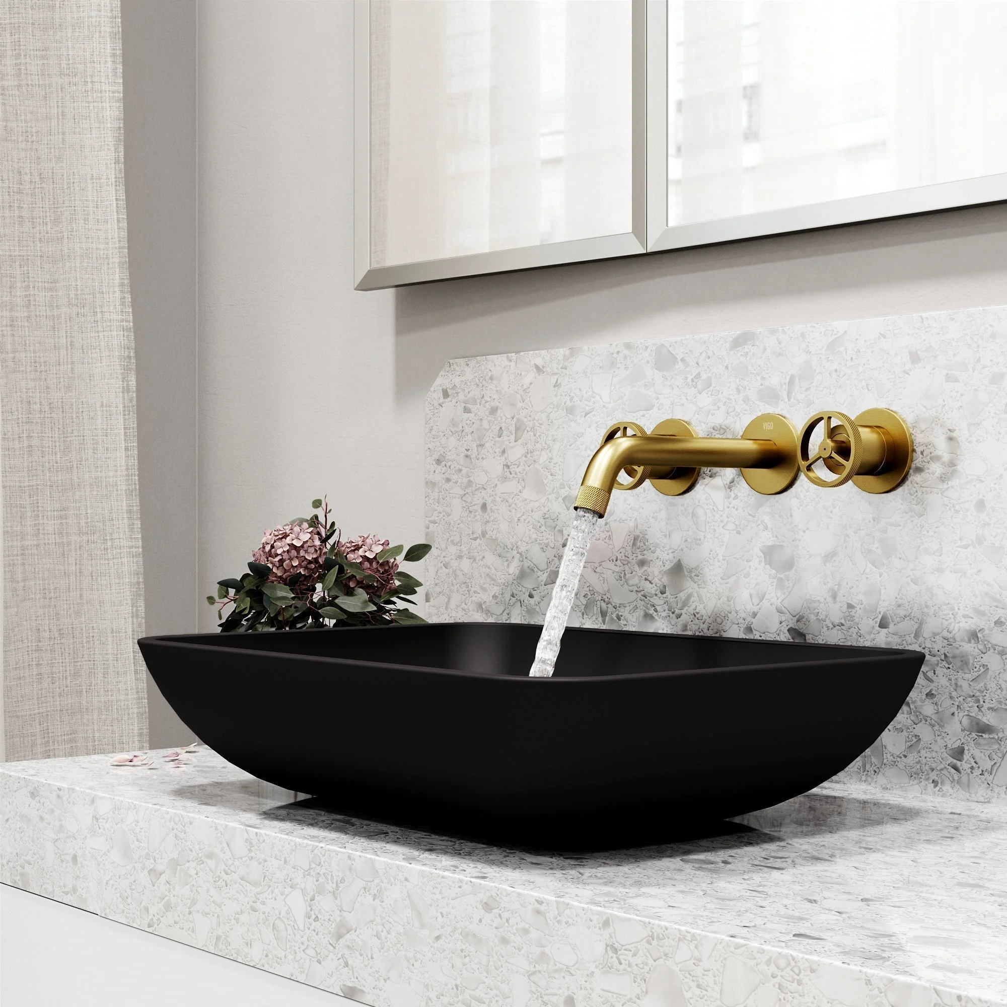 Cass Wall Mount Bathroom Faucet - Image 38