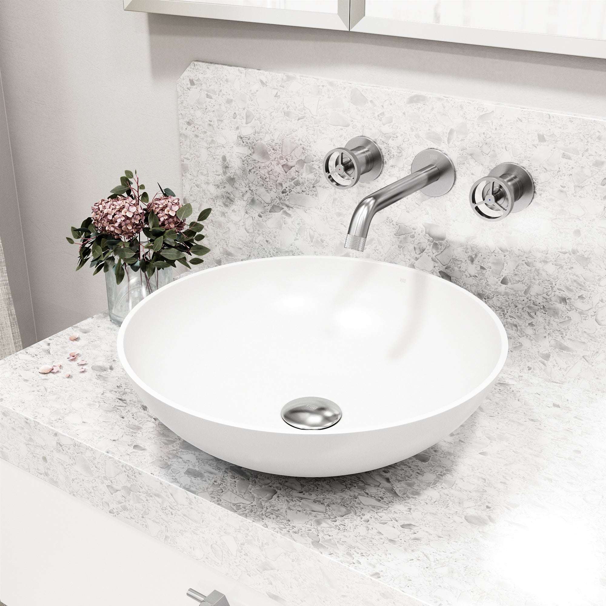 Cass Wall Mount Bathroom Faucet - Image 5