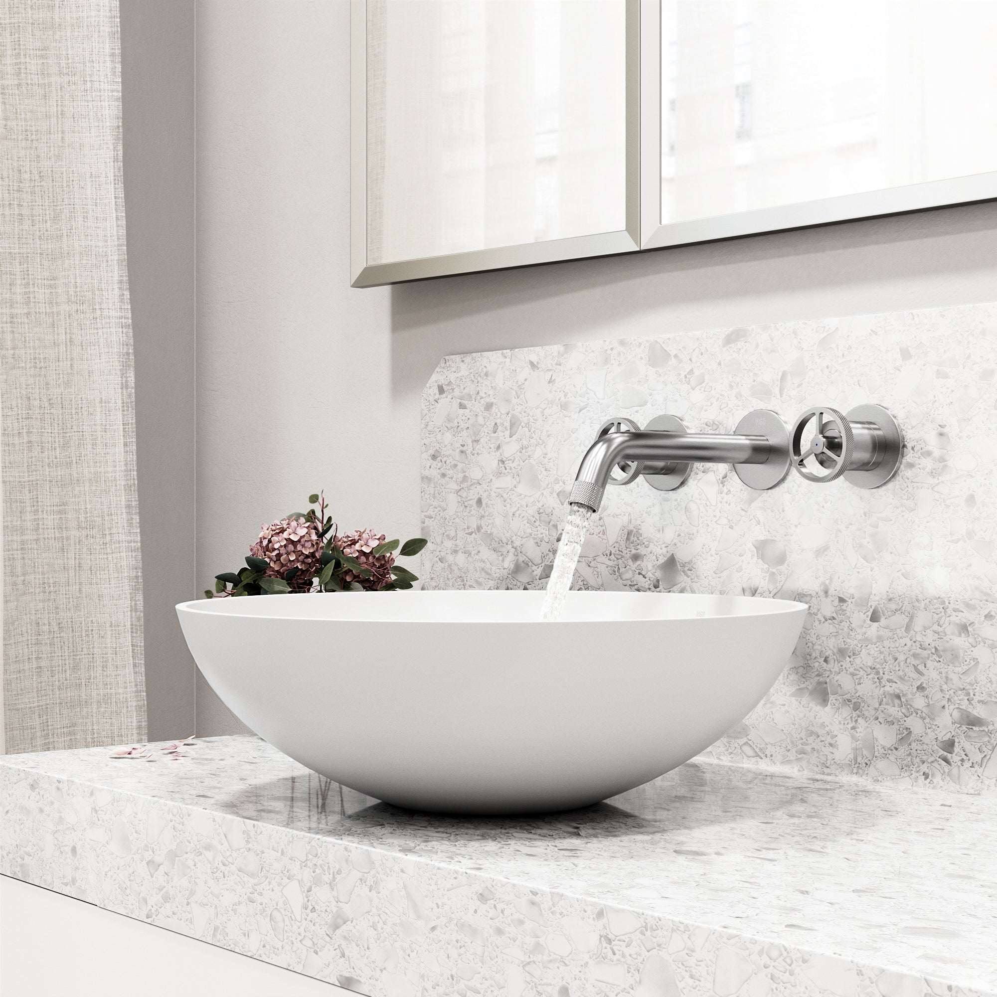 Cass Wall Mount Bathroom Faucet - Image 6