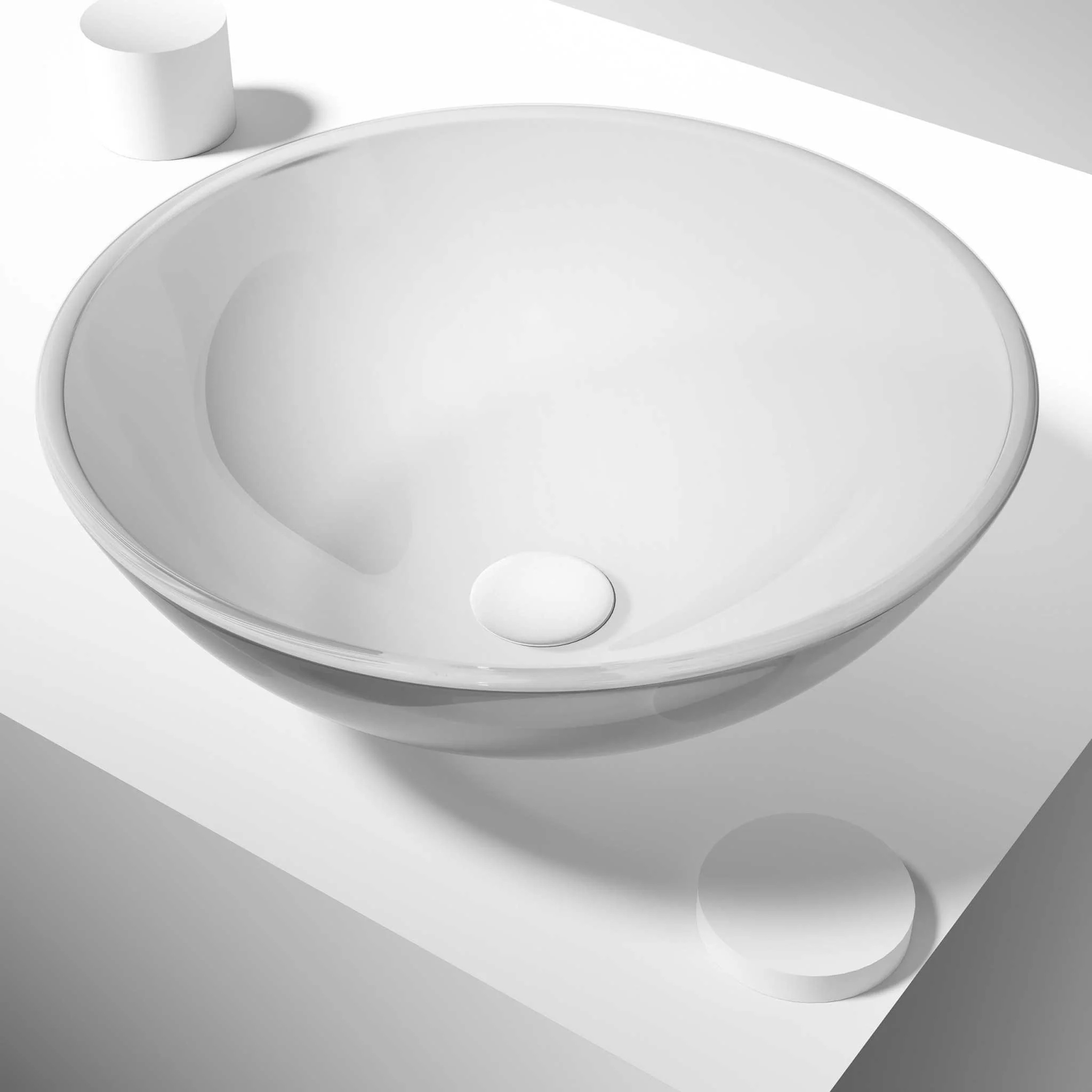 Giovanni Round Glass Vessel Sink - Image 3