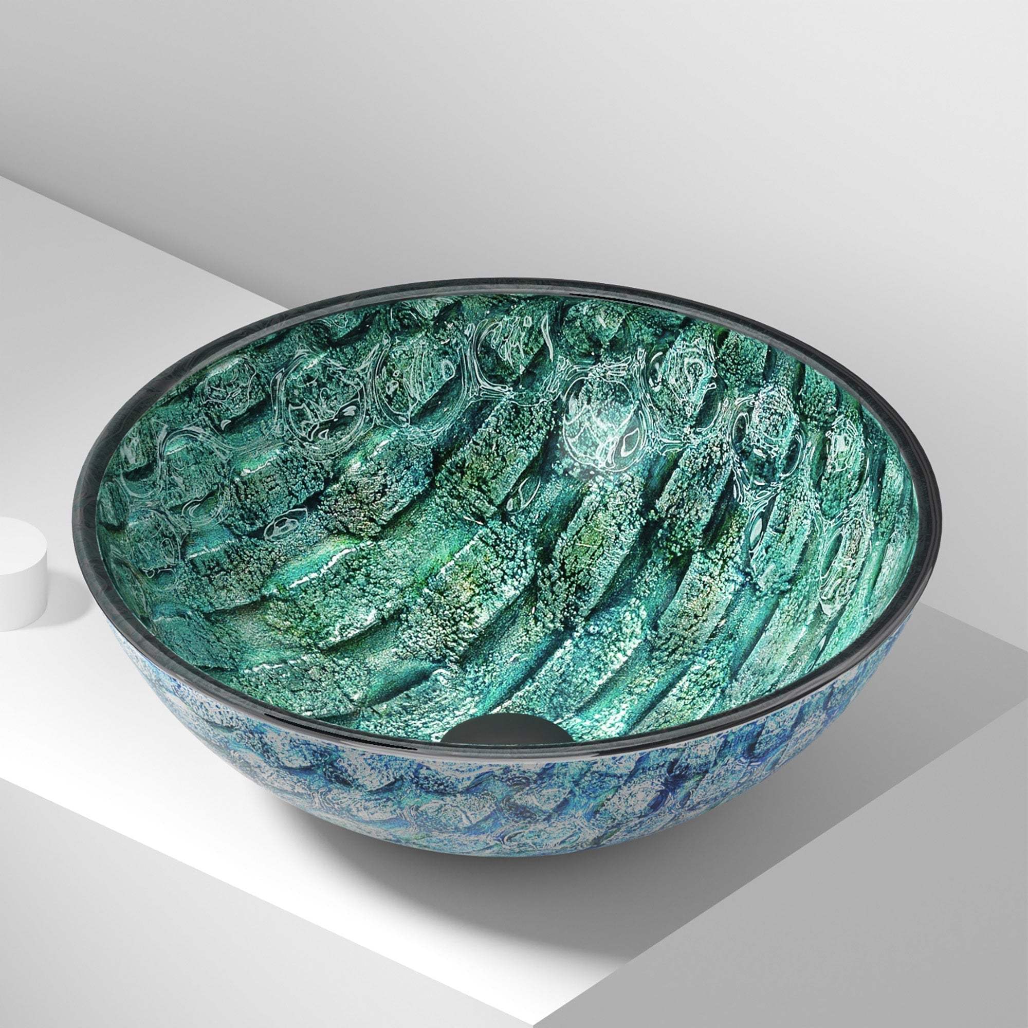 Giovanni Round Glass Vessel Sink - Image 4