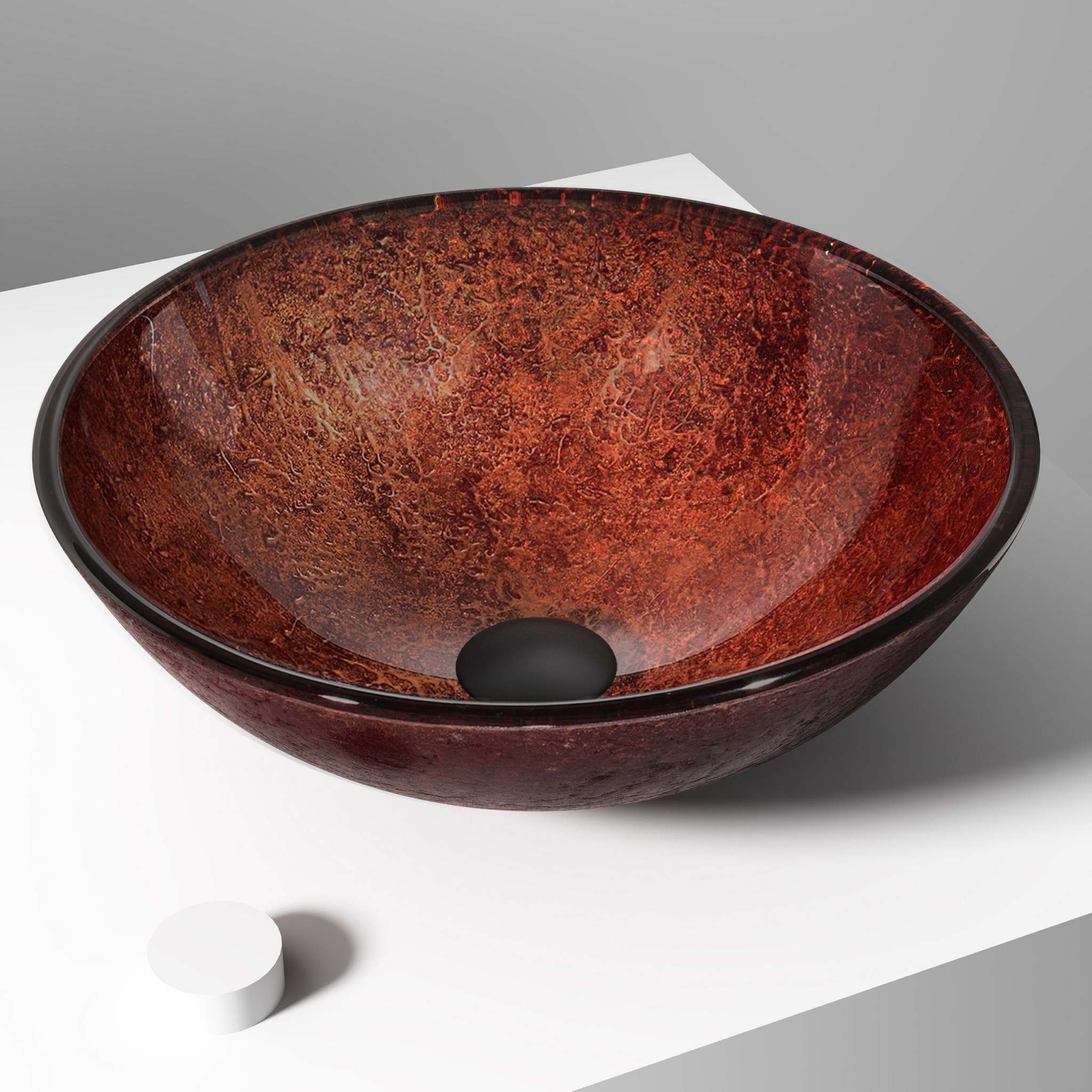 Giovanni Round Glass Vessel Sink - Image 5