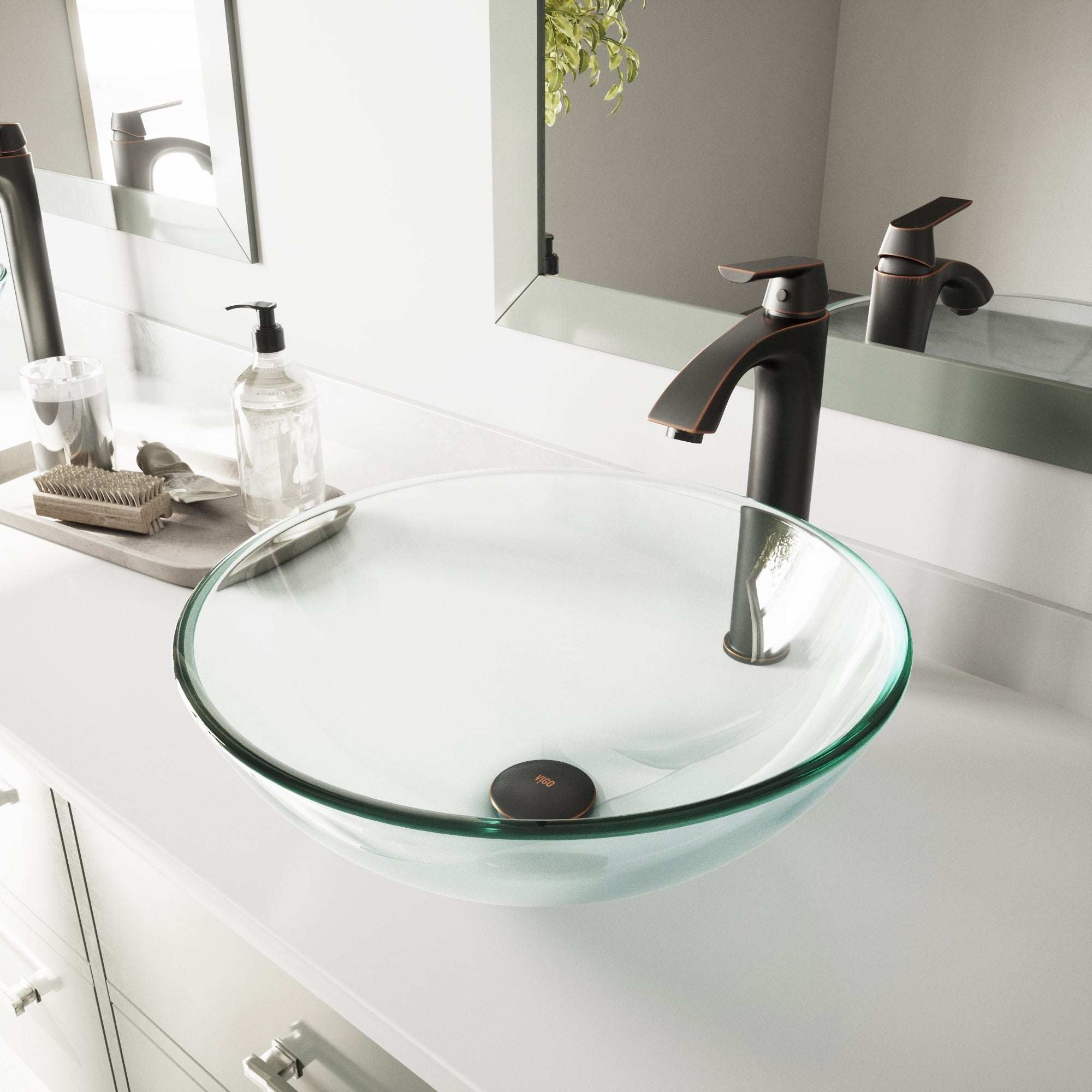 Giovanni Round Glass Vessel Sink - Image 68