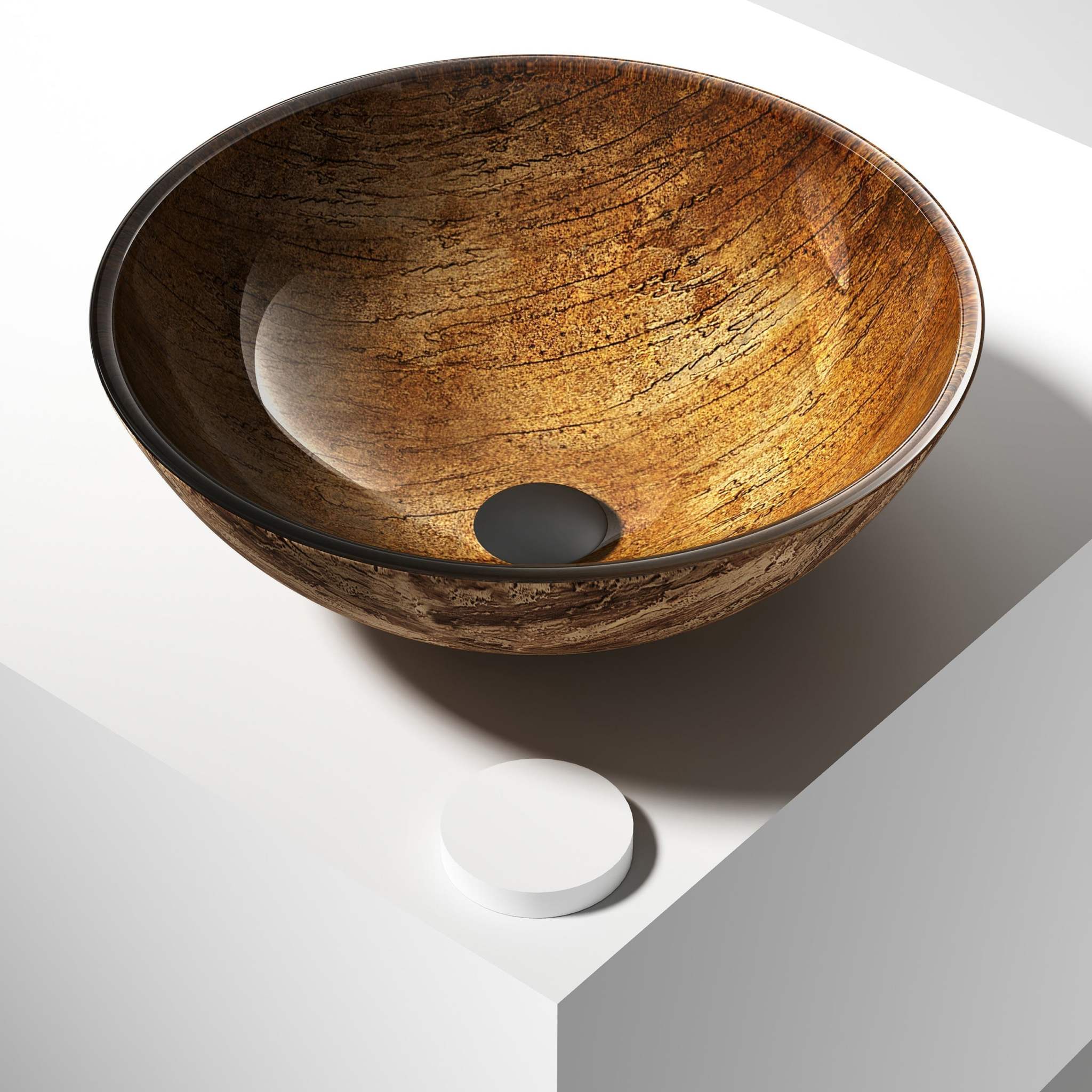 Giovanni Round Glass Vessel Sink - Image 7